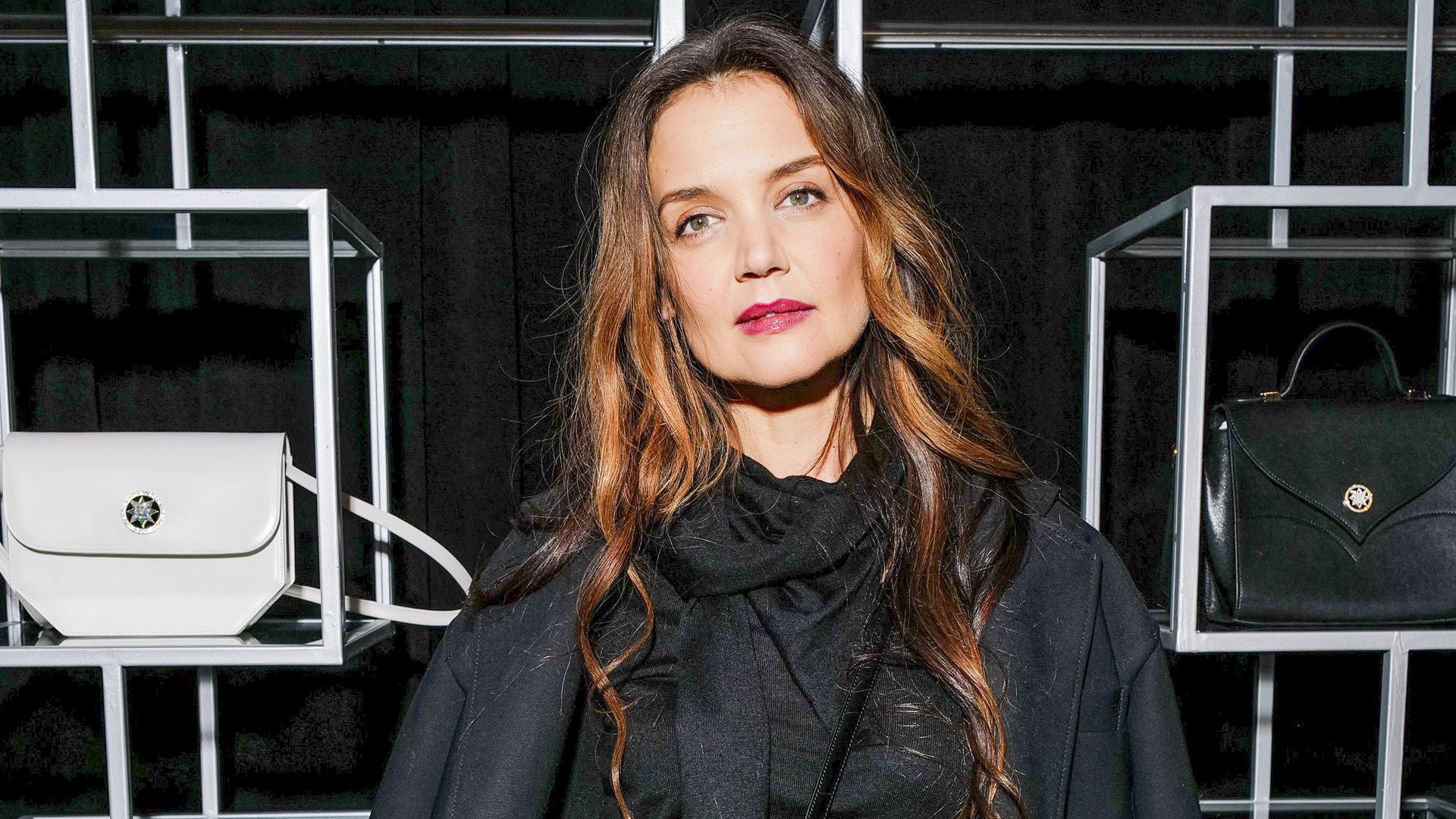 Katie Holmes proves she's the queen of elegant evening wear in latest outing