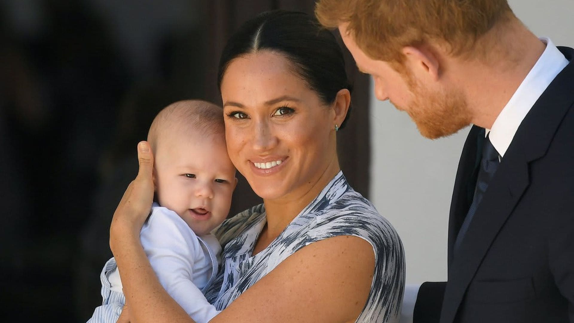 Future girl dad Prince Harry, Meghan Markle and son Archie star in new family photo