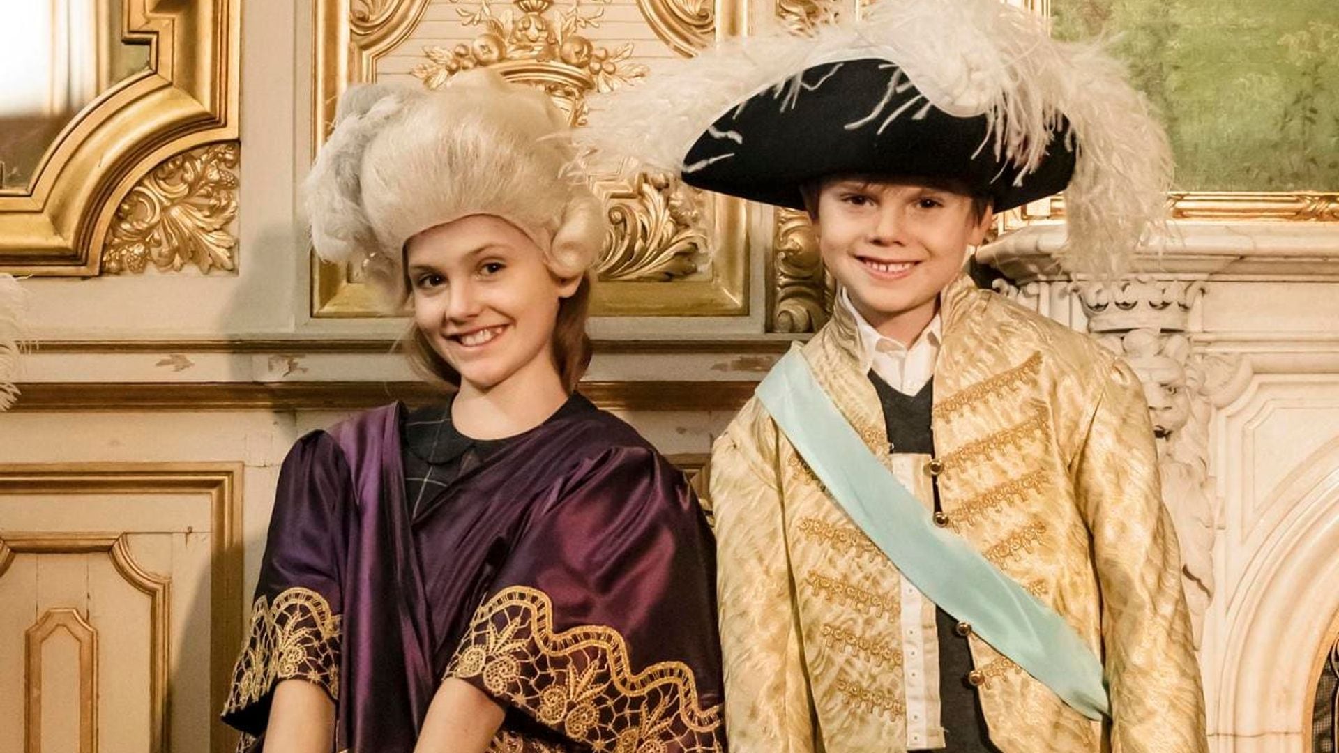 Princess Estelle and Prince Oscar try on costumes before ballet performance: Watch