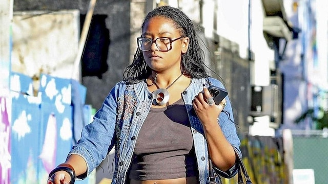 Sasha Obama in Los Angeles