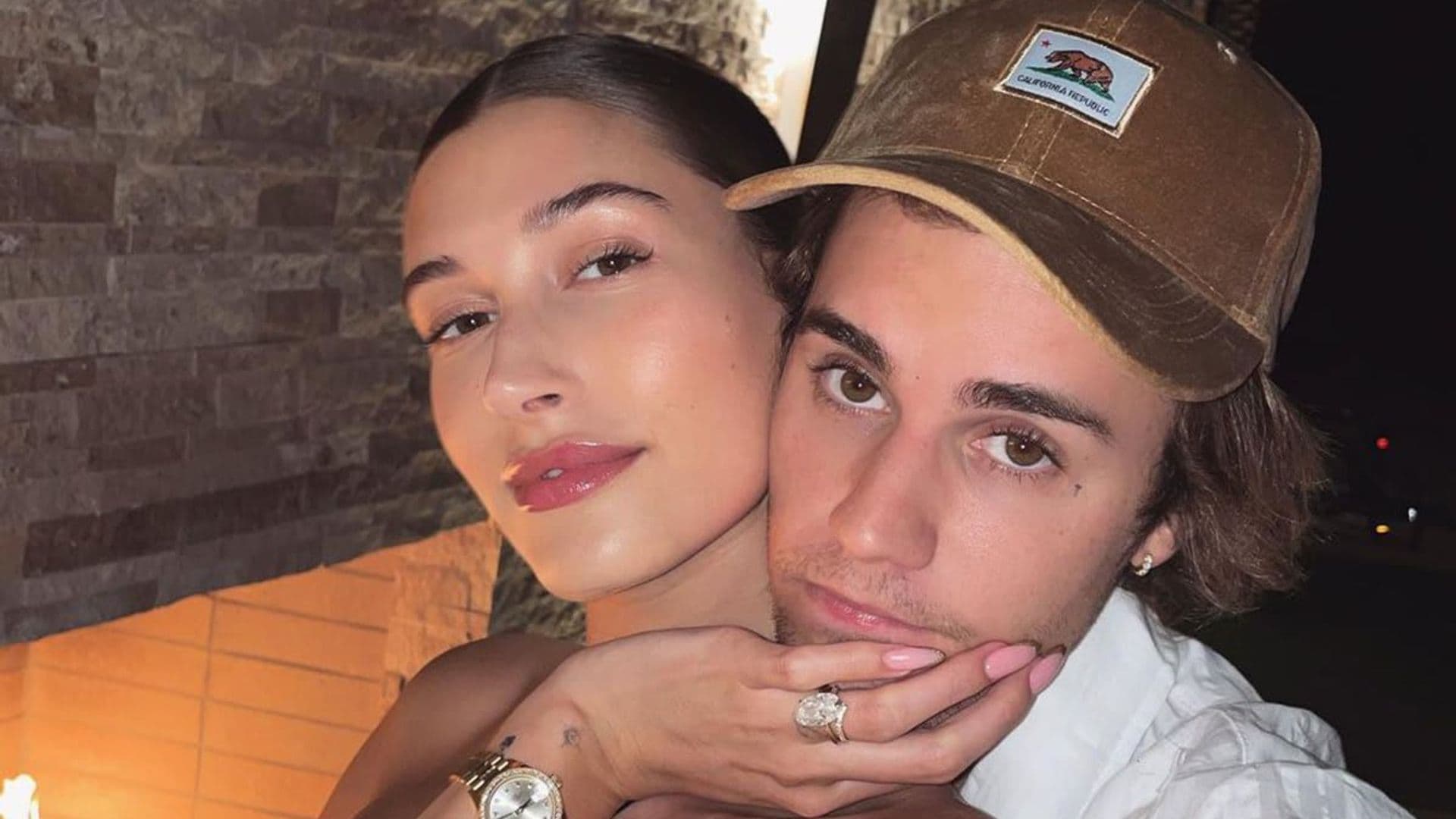 Justin Bieber and Hailey Bieber celebrate the singer's birthday