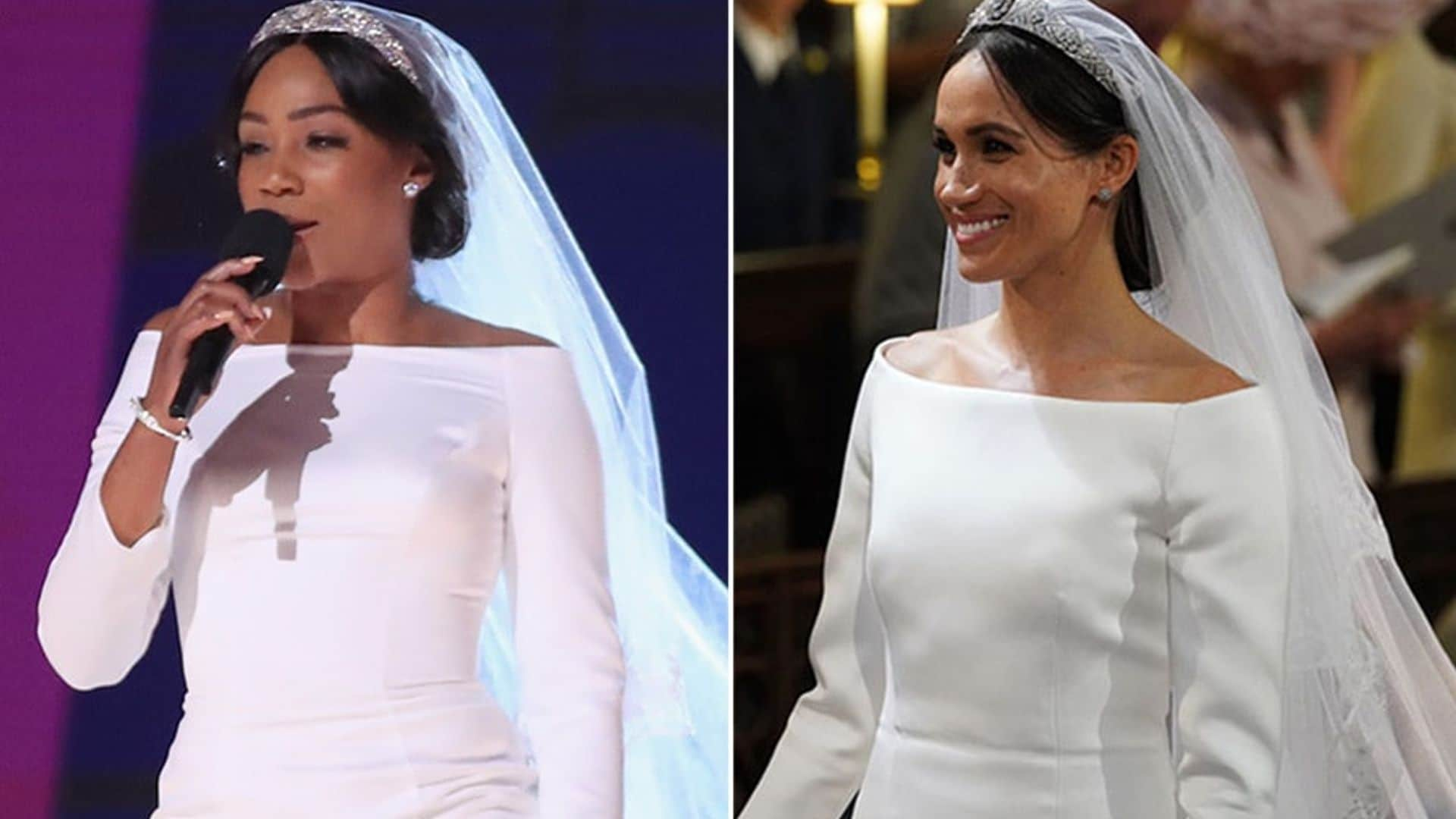 Tiffany Haddish proves Meghan Markle's wedding look is royally iconic at the ​2018 MTV Movie & TV Awards