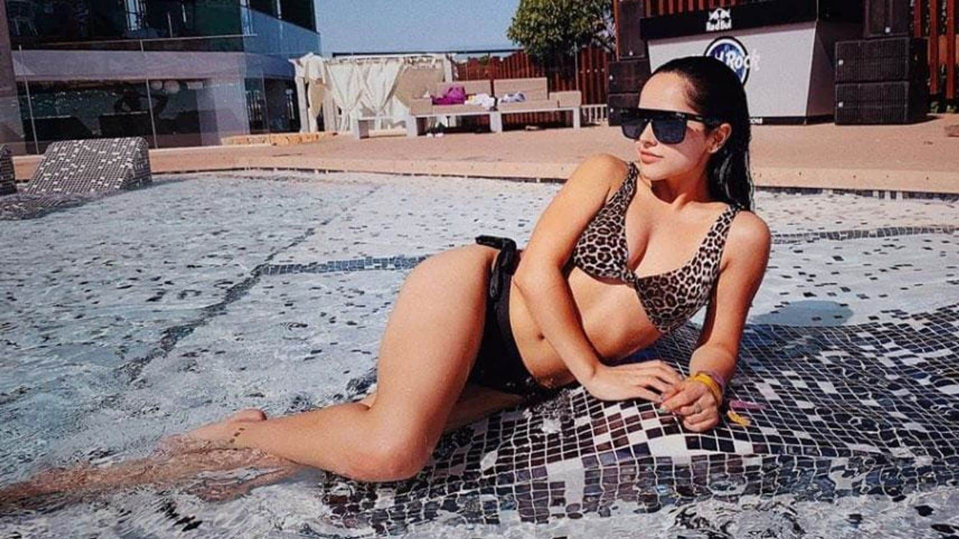 Becky G shows off her bikini body ahead of special concert with Taylor Swift