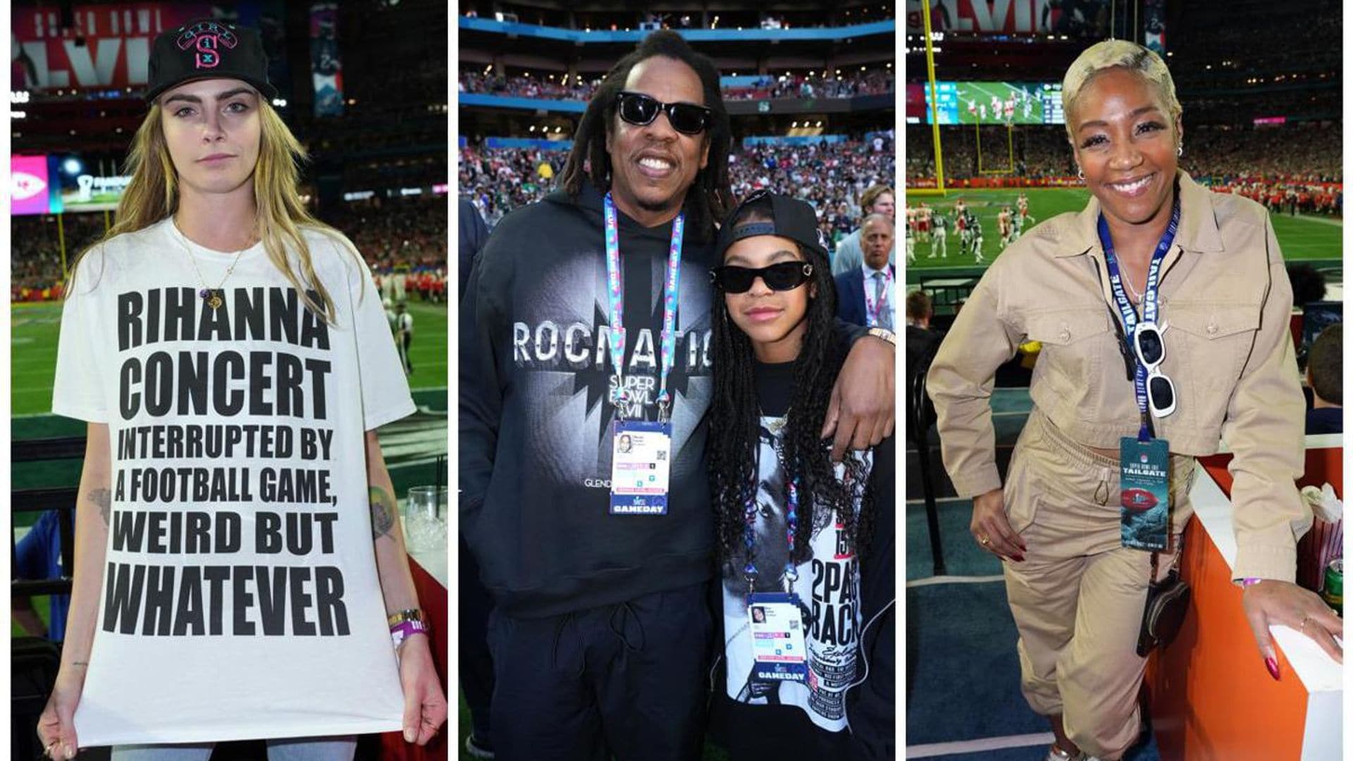 Some of the celebrities enjoying the Super Bowl LVII and Halftime Show