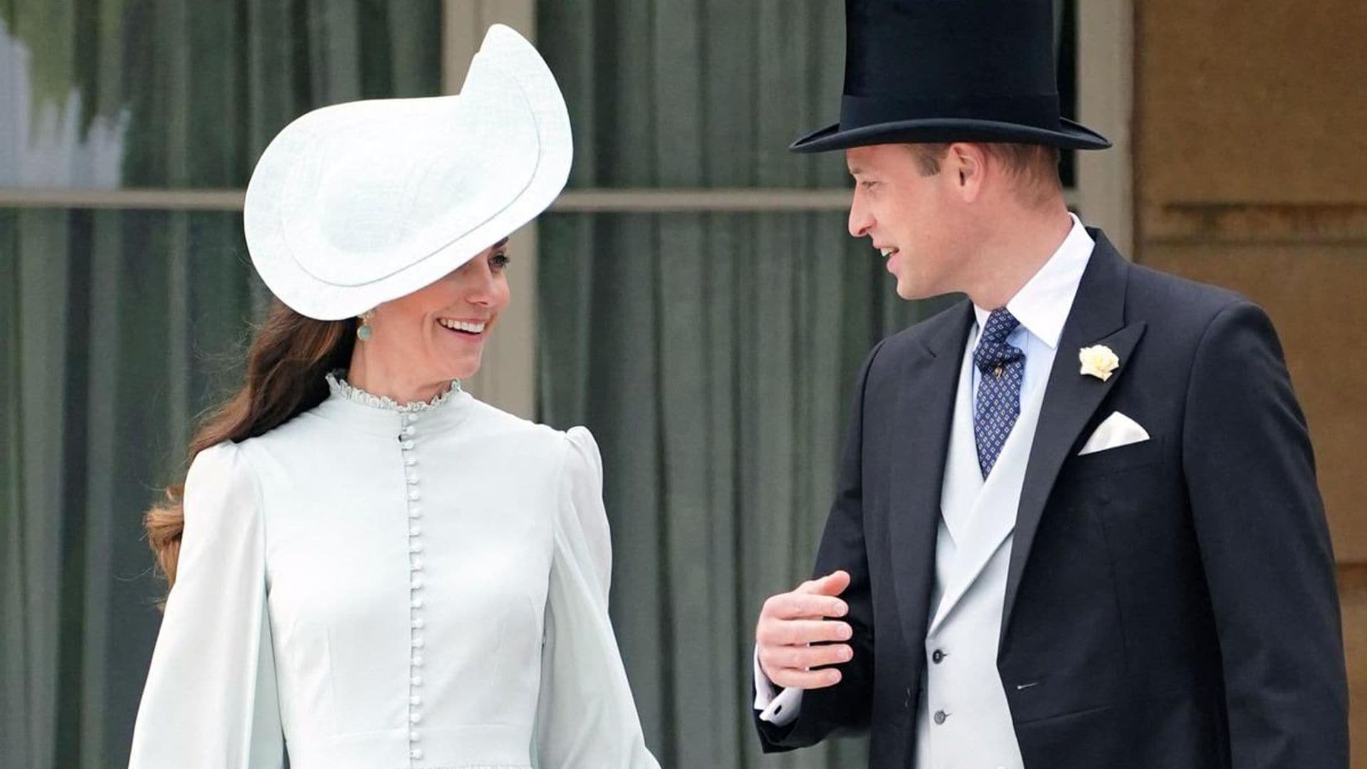 Kate Middleton attends garden party with Prince William