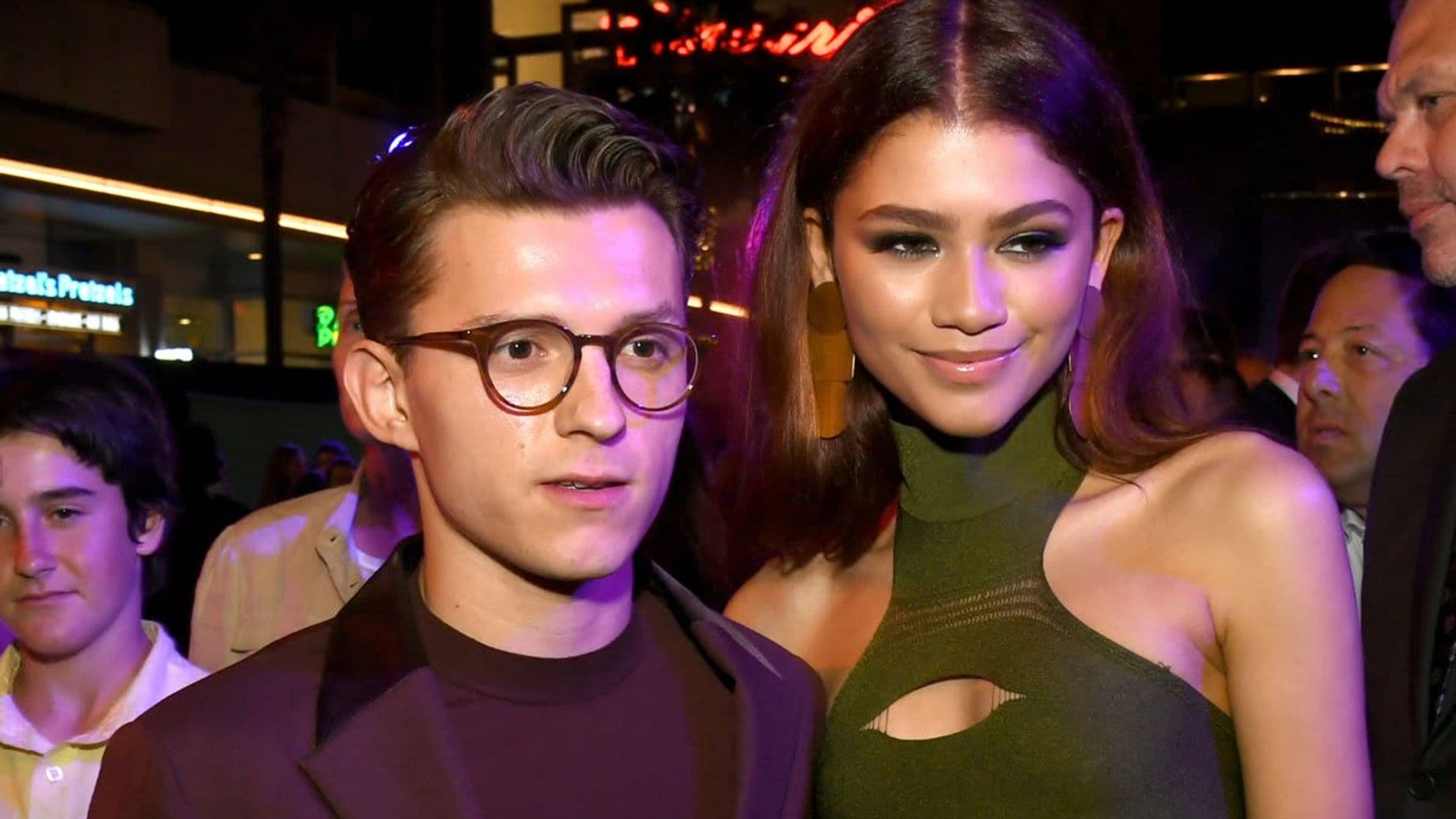 Tom Holland and Zendaya keep their romance going while attending a wedding