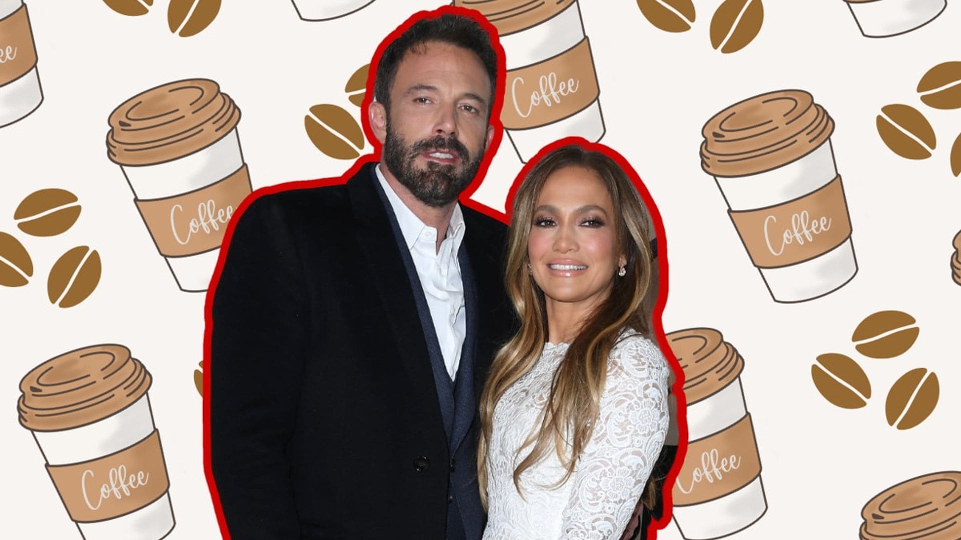 Ben Affleck and Jennifer Lopez filmed a commercial for a famous coffee shop in Boston