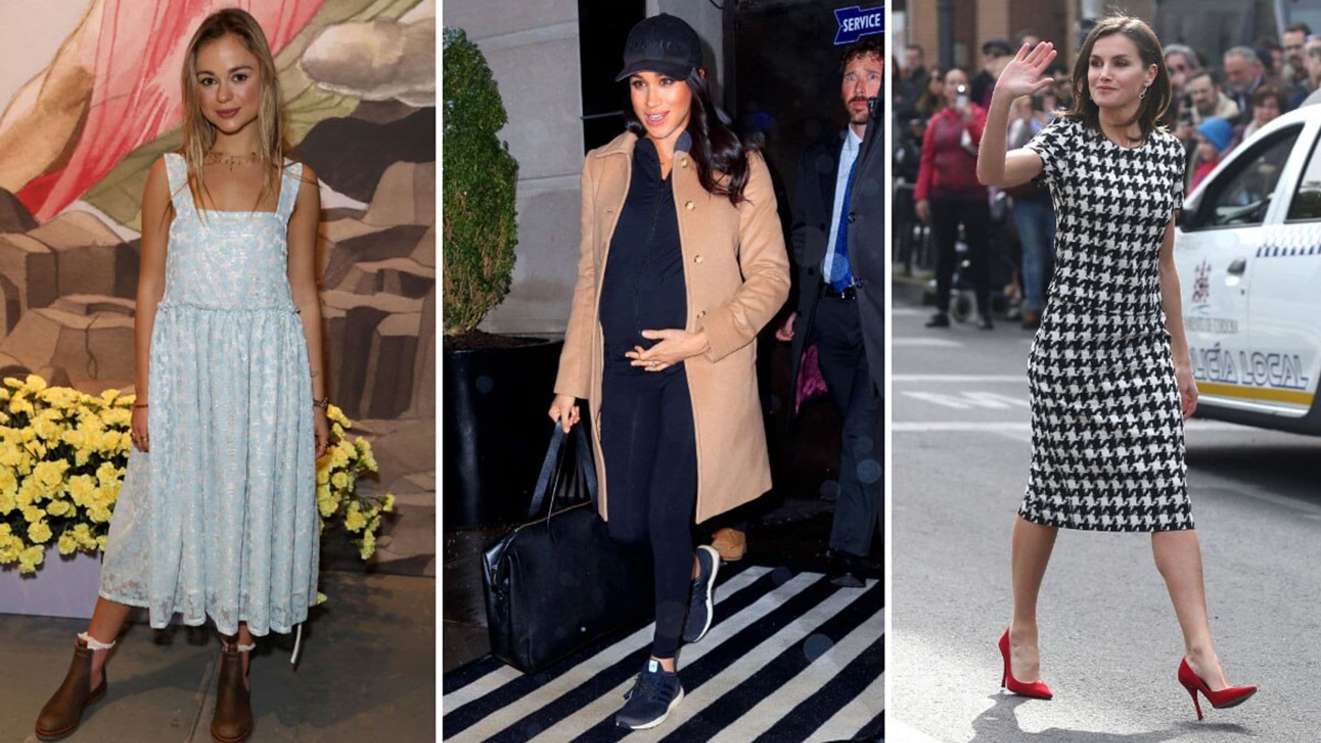 Meghan Markle’s stylish NYC looks, Queen Letizia’s bold prints and more regal fashion