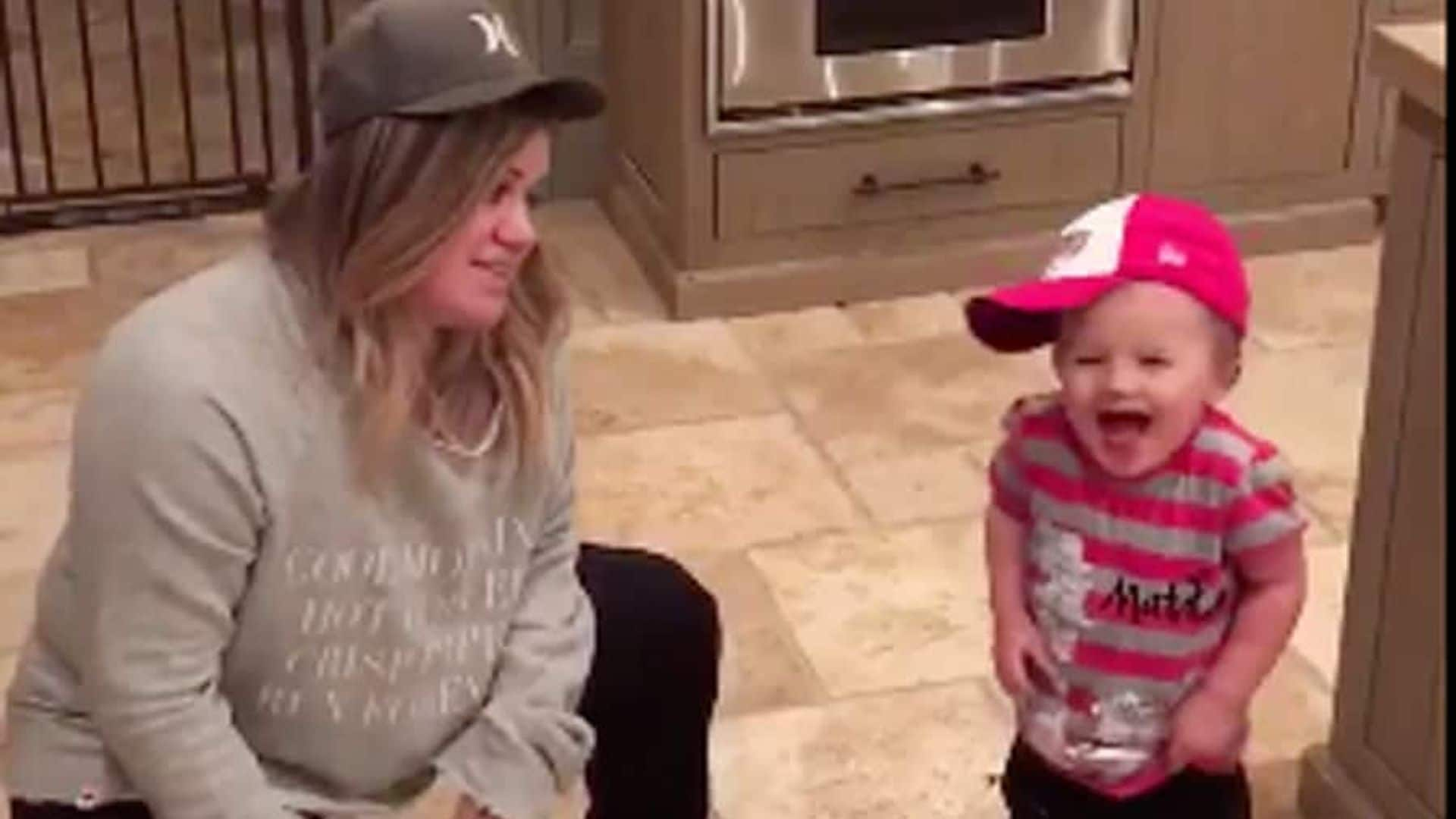 Kelly Clarkson jokes that this song is 'totally inappropriate' for her daughter, but they dance to it anyway