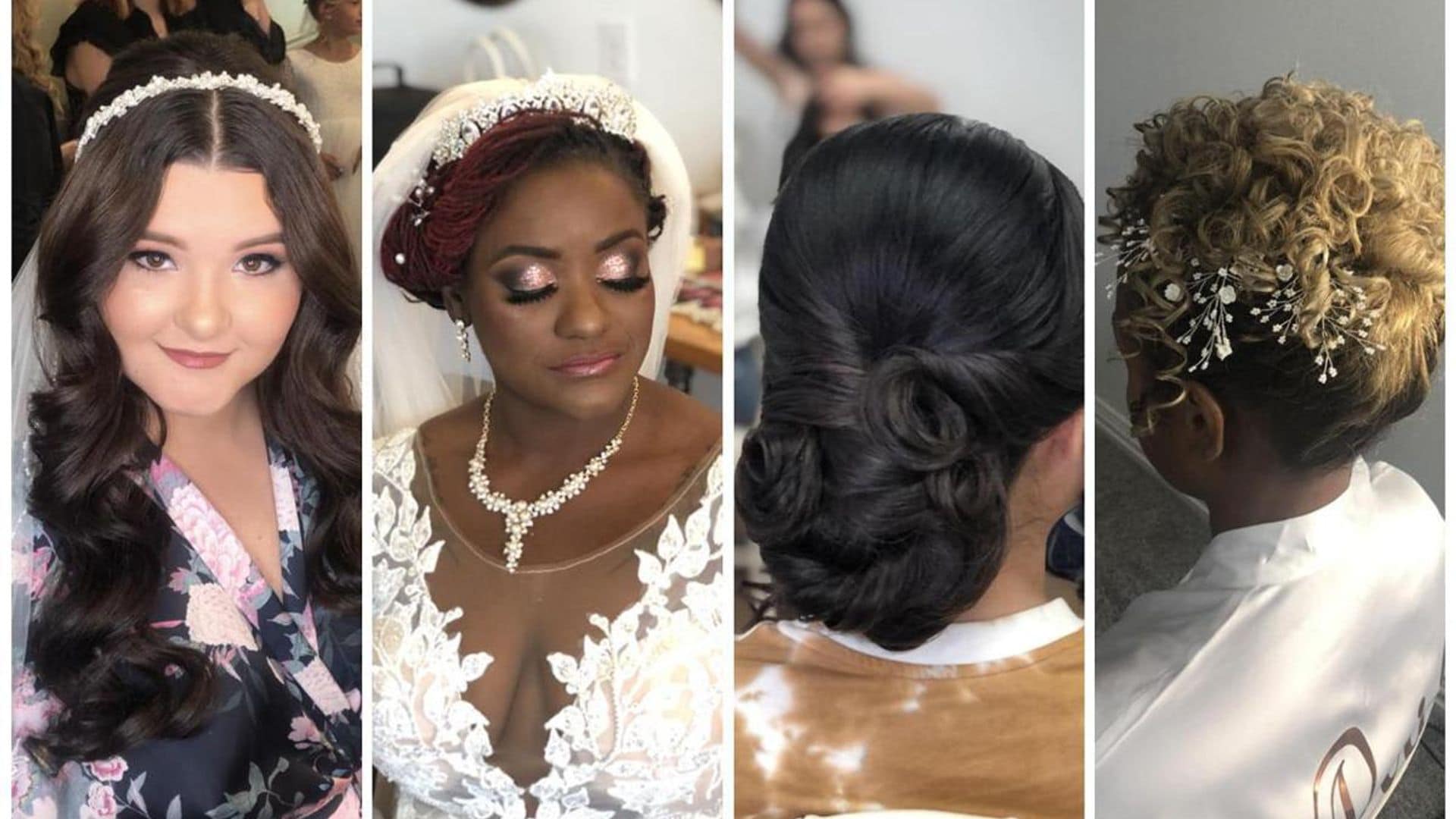 From retro Hollywood waves to neutral eyes with very fluffy full lashes: 2022 wedding hair and makeup trends