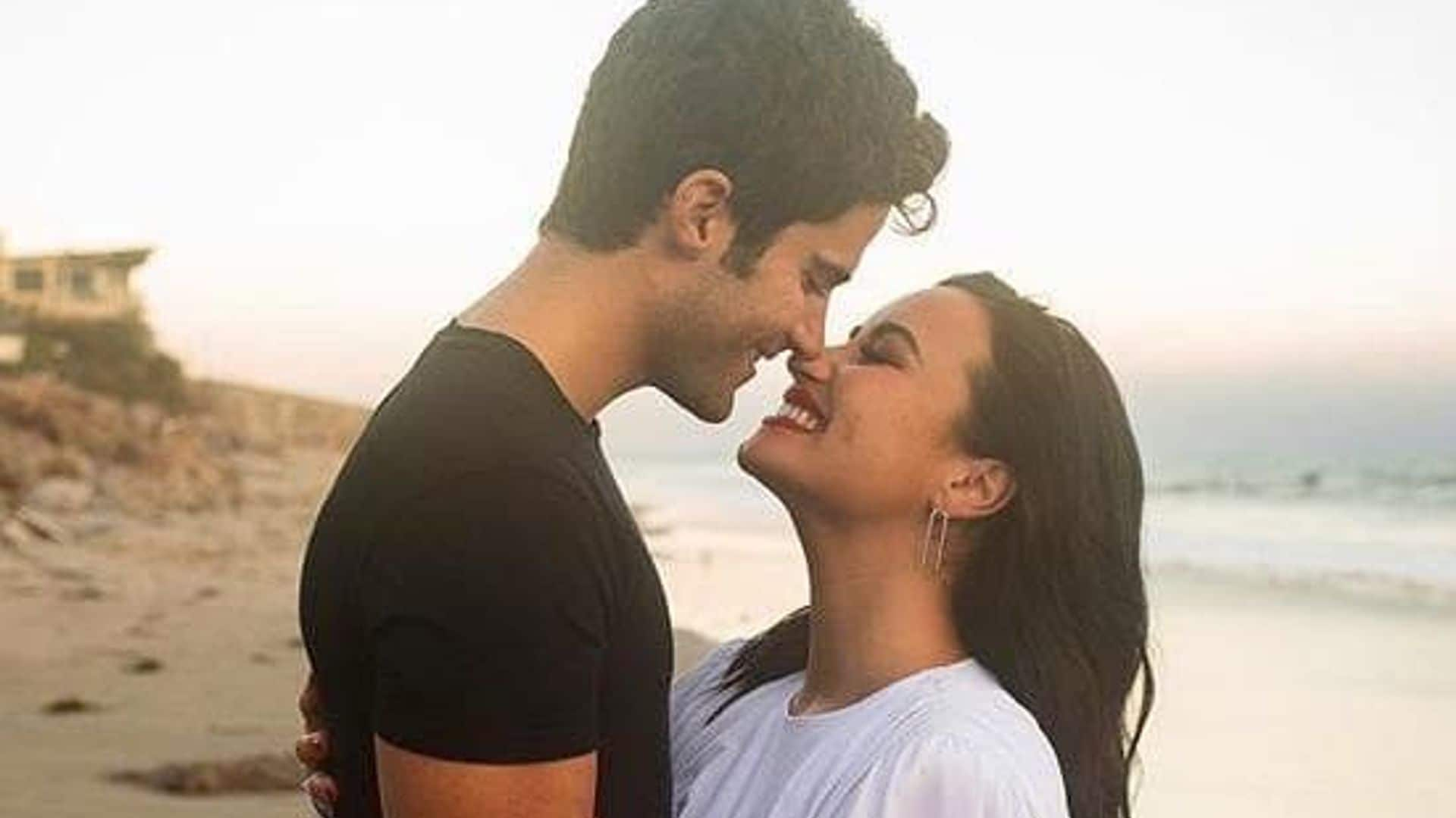 Demi Lovato shares photos of the exact moment fiancé Max Ehrich proposed, plus new detail revealed!