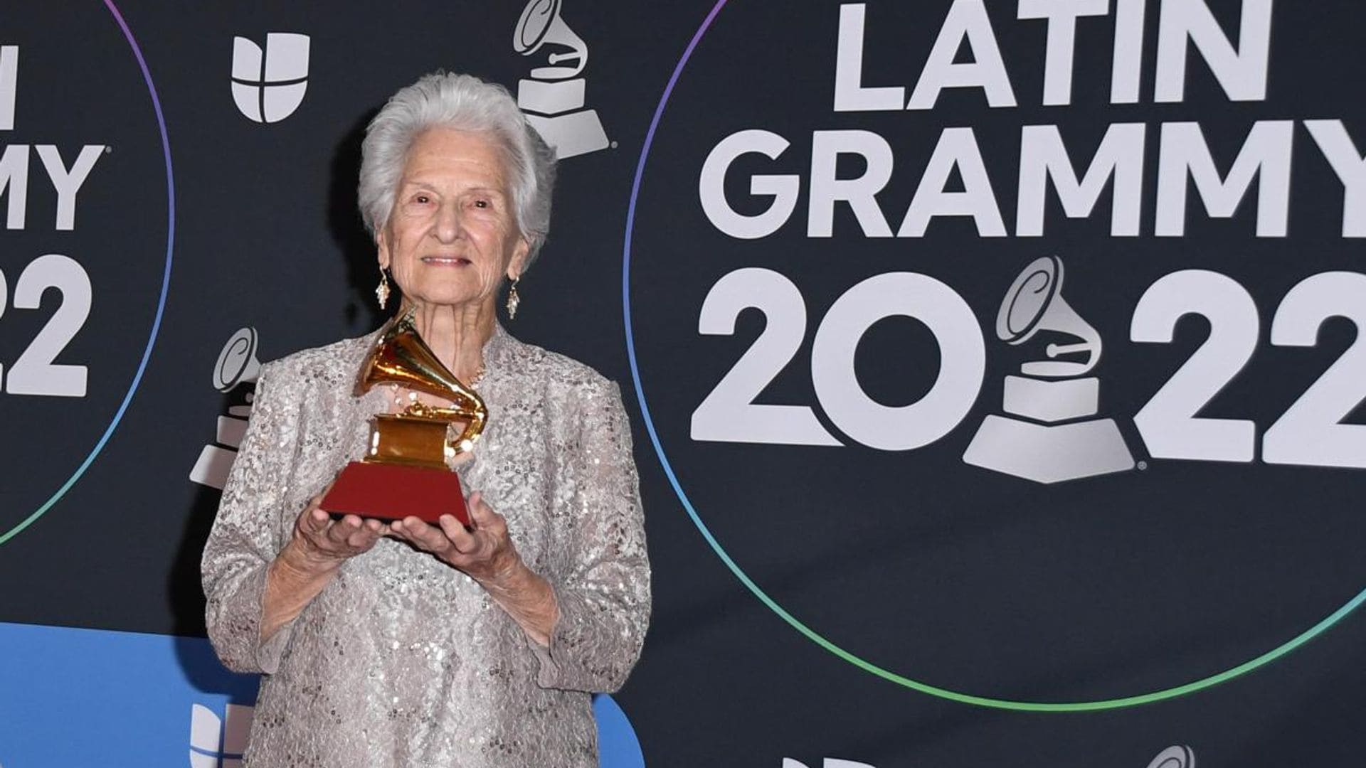 95-year-old singer Angela Álvarez wins first Latin Grammy for best new artist