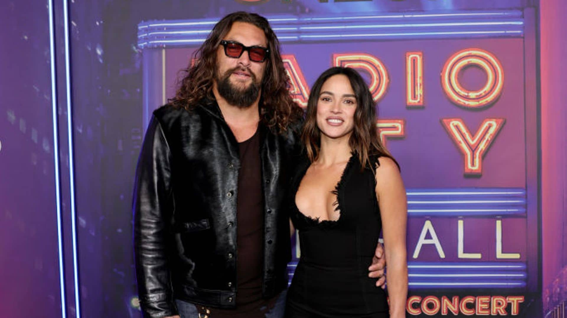 Jason Momoa and Adria Arjona make a dazzling debut on the SNL50 red carpet