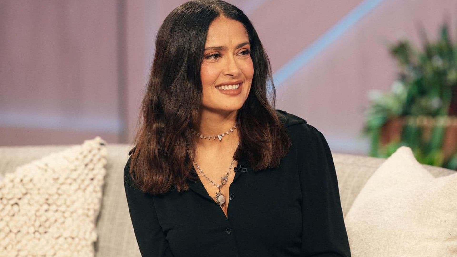 Salma Hayek shares hilarious moment while getting a massage in London