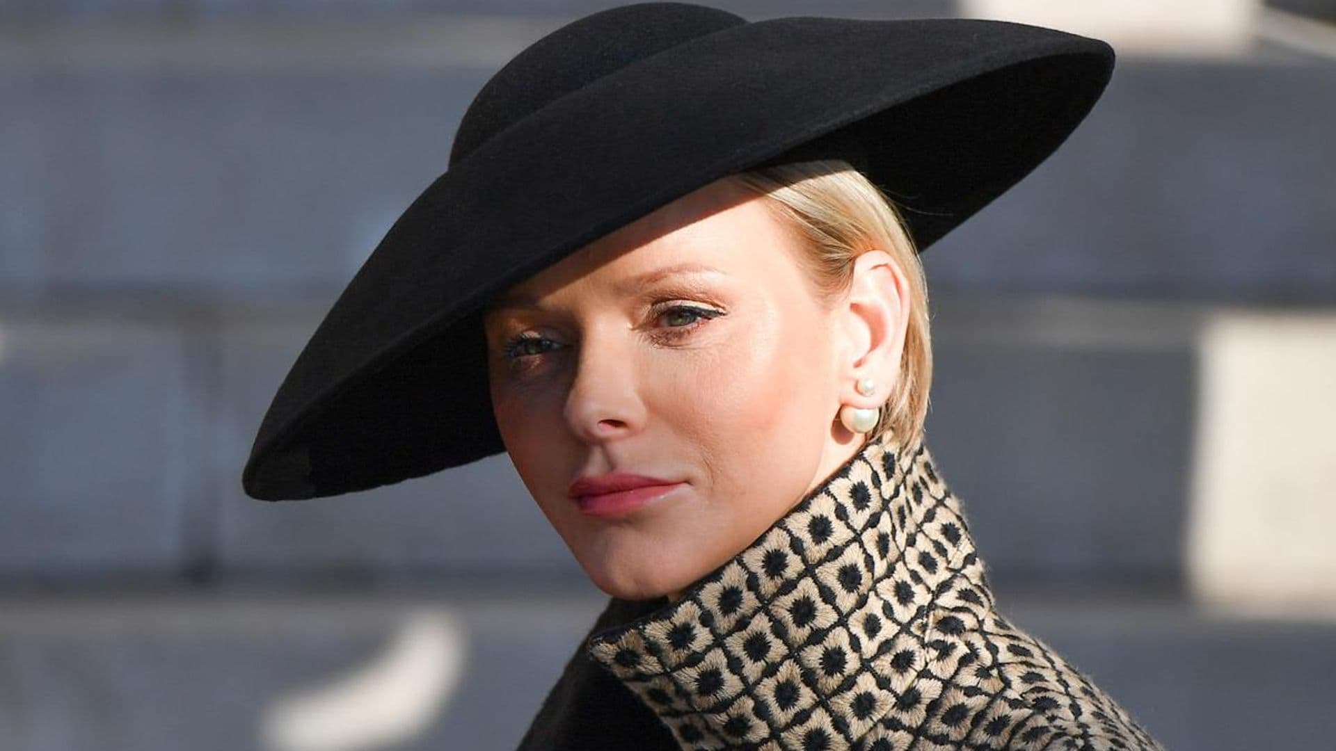 Did Princess Charlene join Prince Albert at Prince Philip’s memorial service?