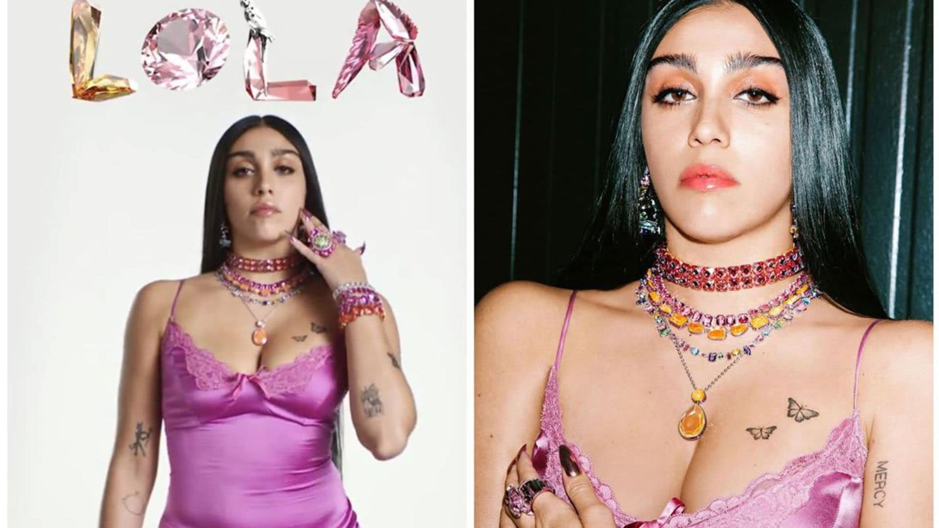 Lourdes ‘Lola’ Leon is a pink crystal dream for Swarvoski