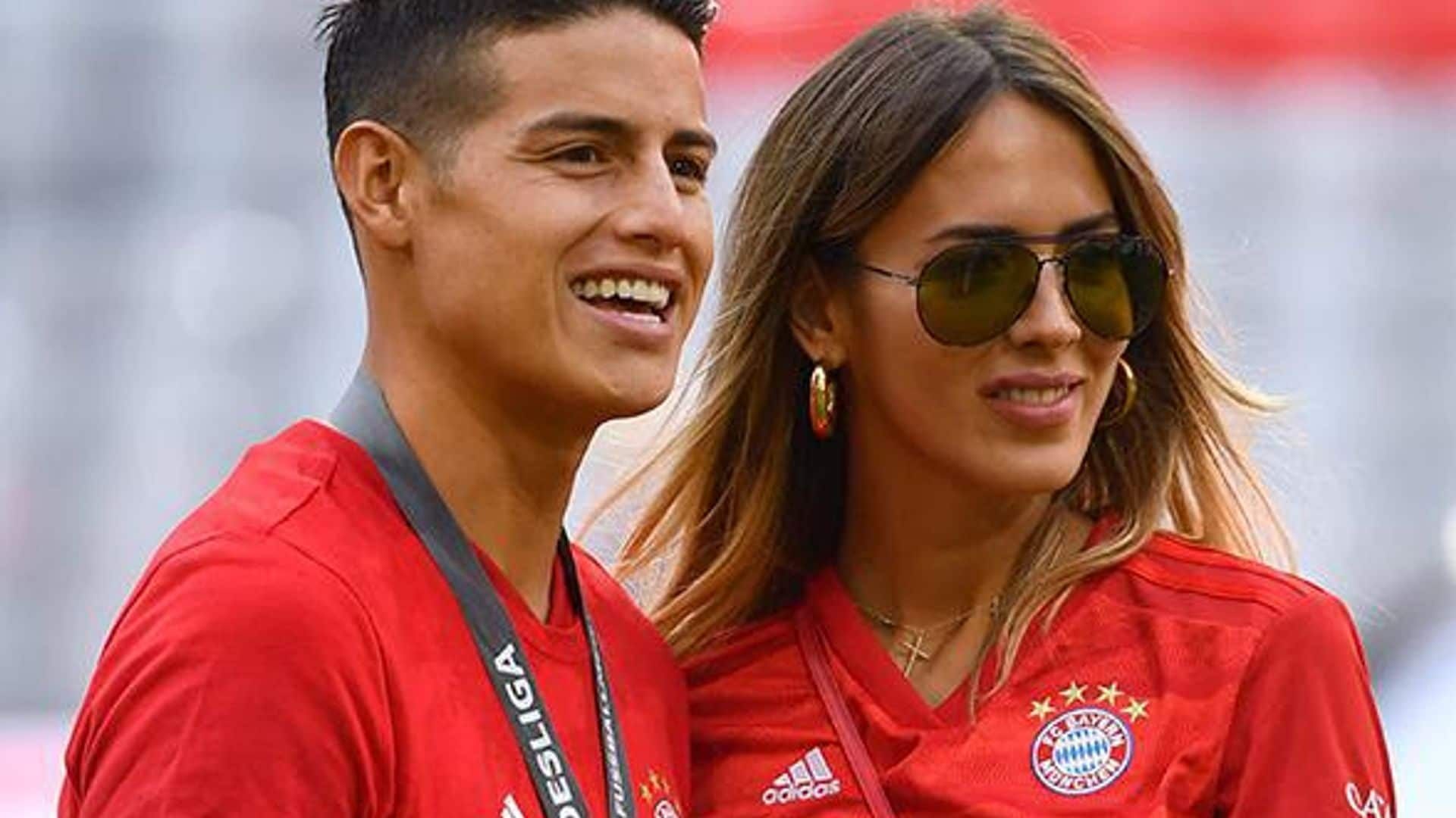 Shannon de Lima and James Rodriguez