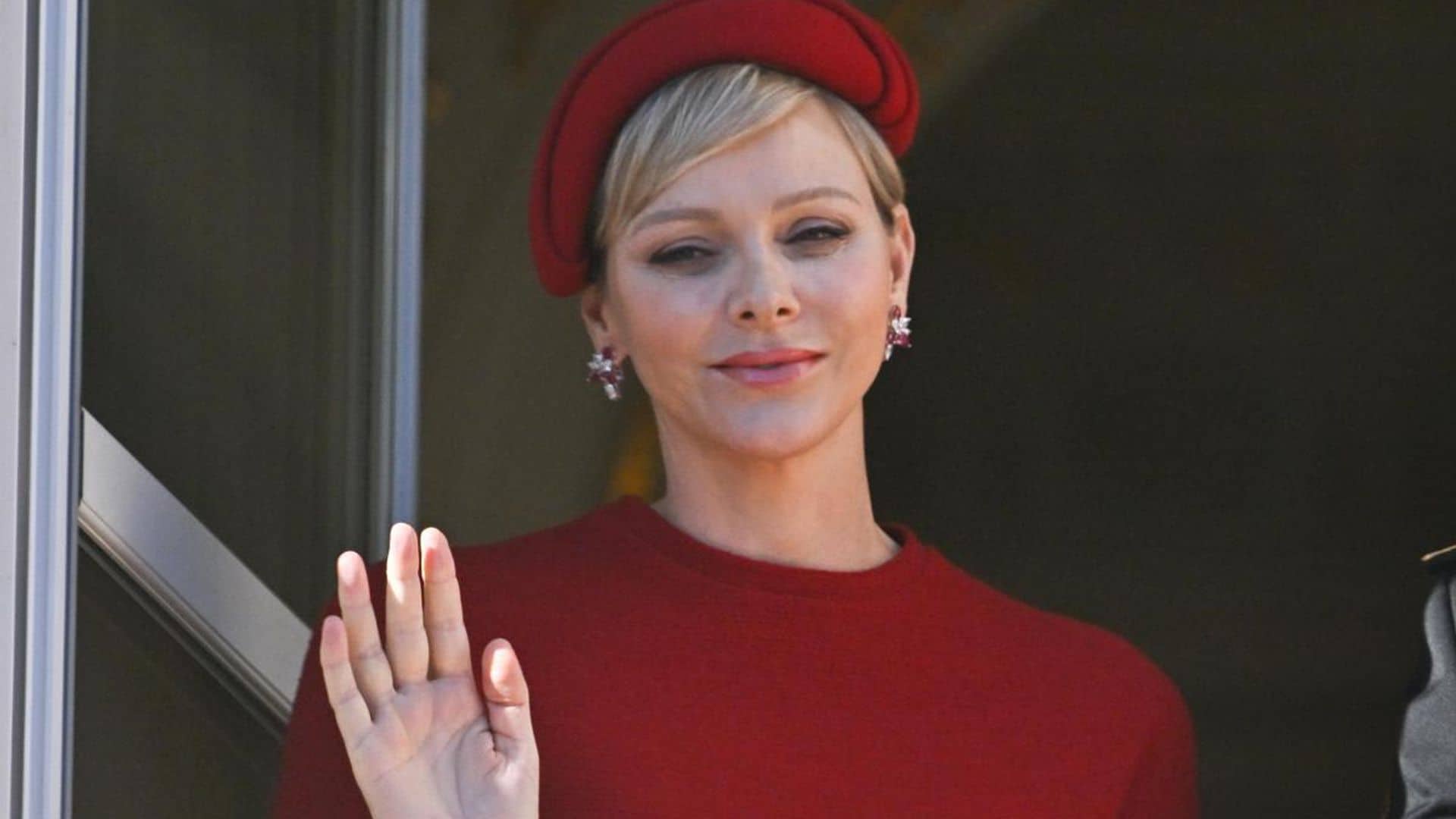 Princess Charlene looks radiant in two red looks on Monaco’s National Day