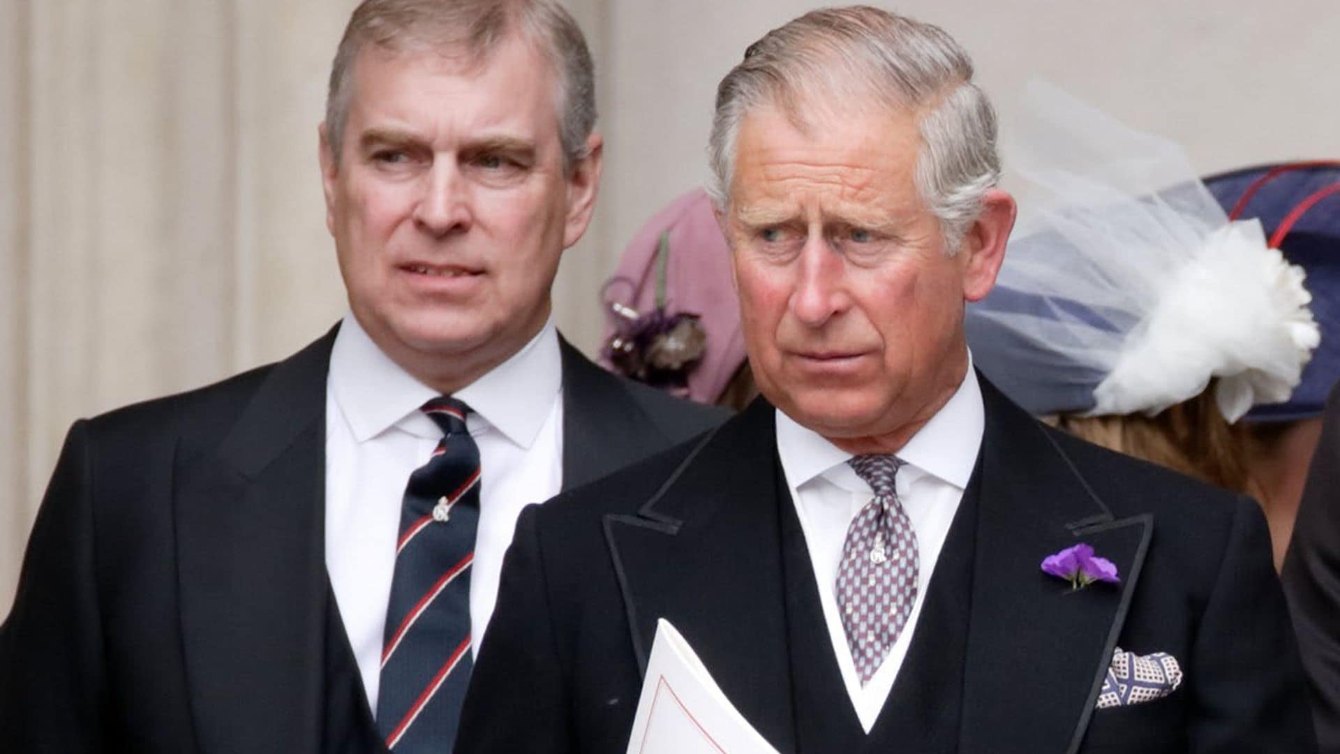 Watch what Prince Charles did when asked about his brother Prince Andrew