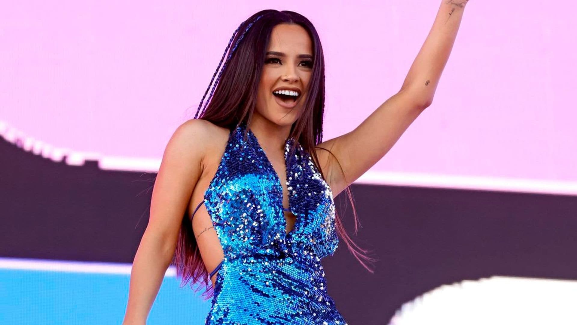 Did Becky G referenceSebastian Lletget at her Coachella set?