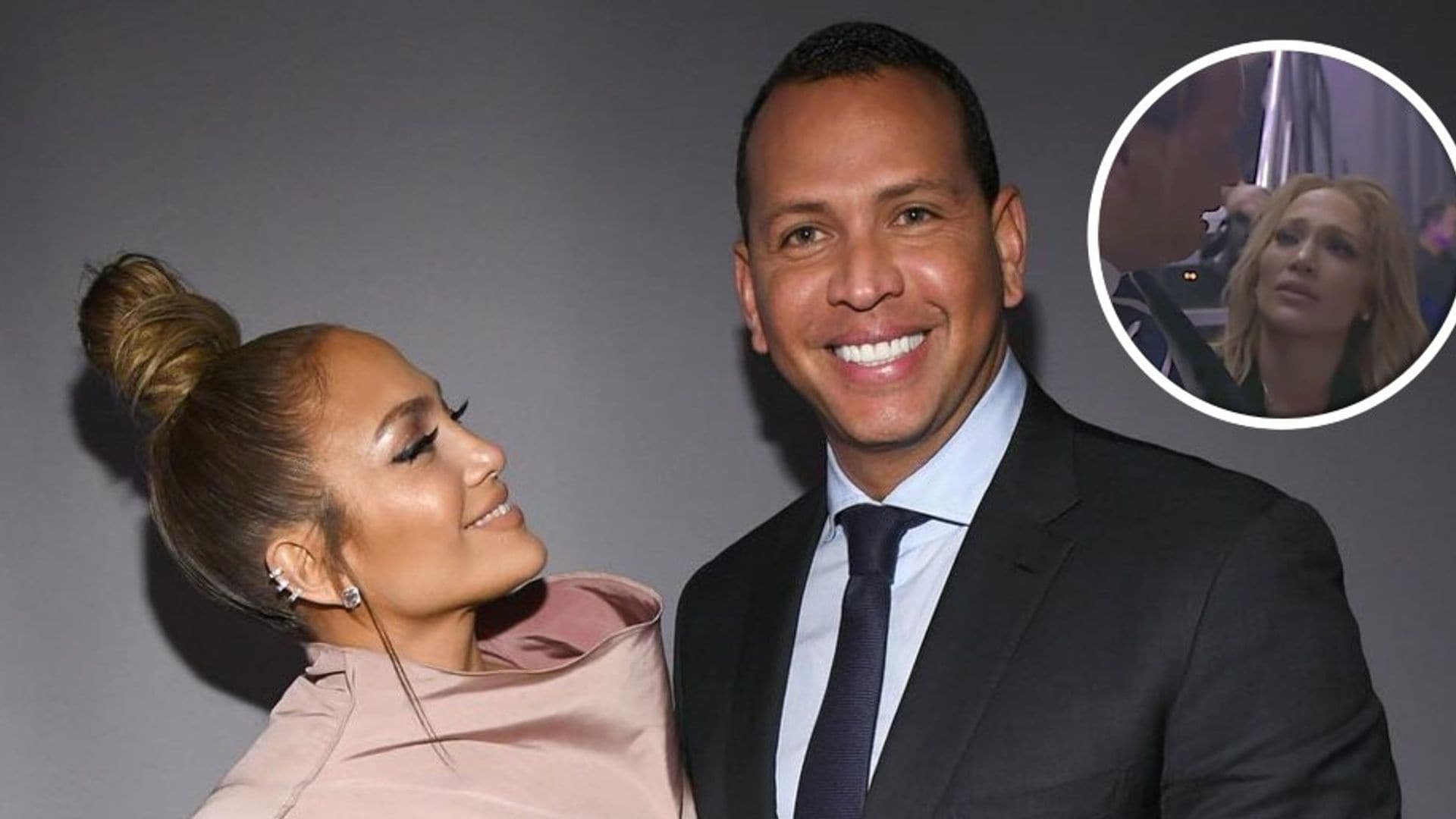 Alex Rodriguez comforted a tearful JLo backstage and it's too sweet