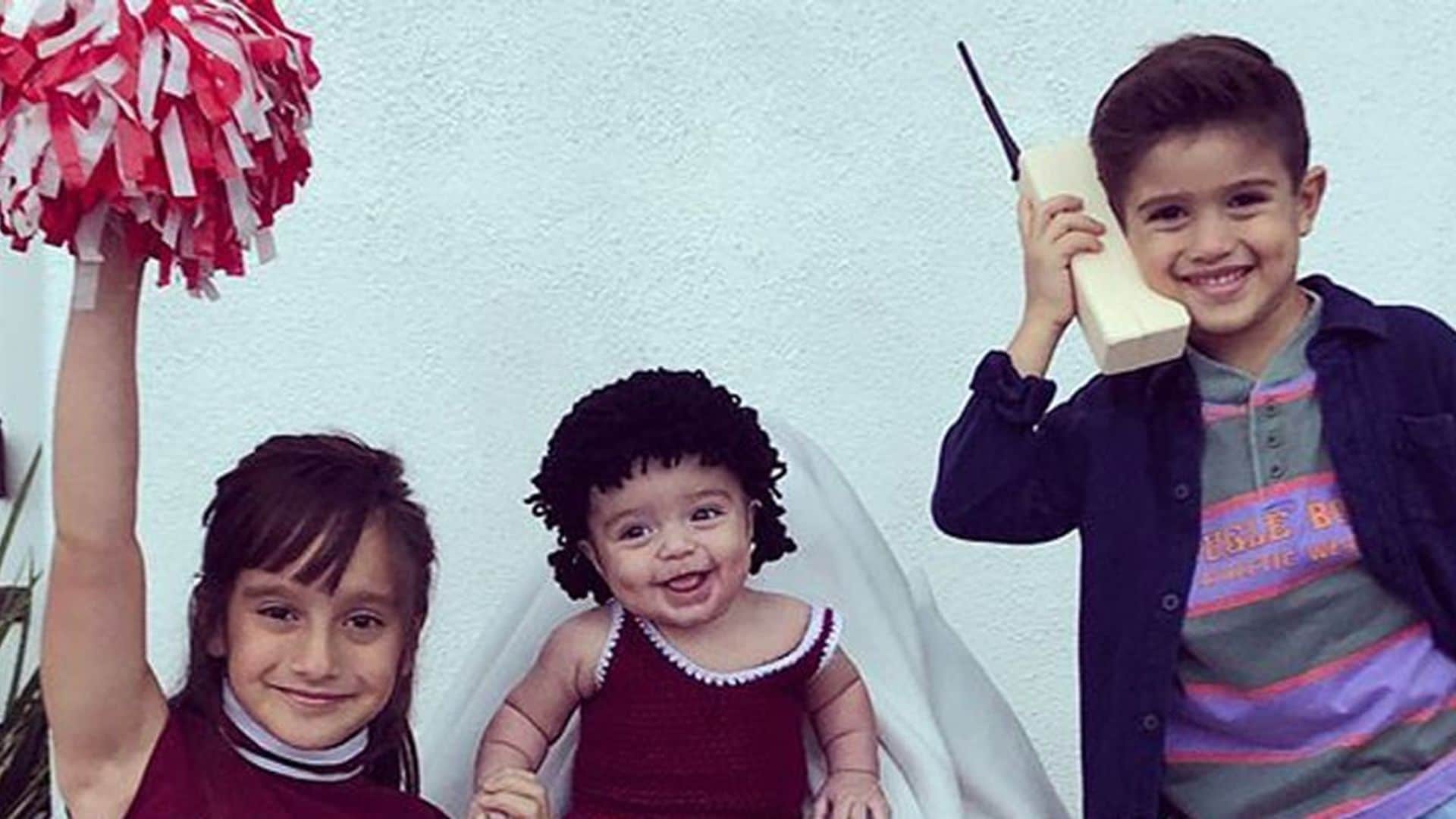 Can you guess who Mario Lopez's kids dressed up as for Halloween?