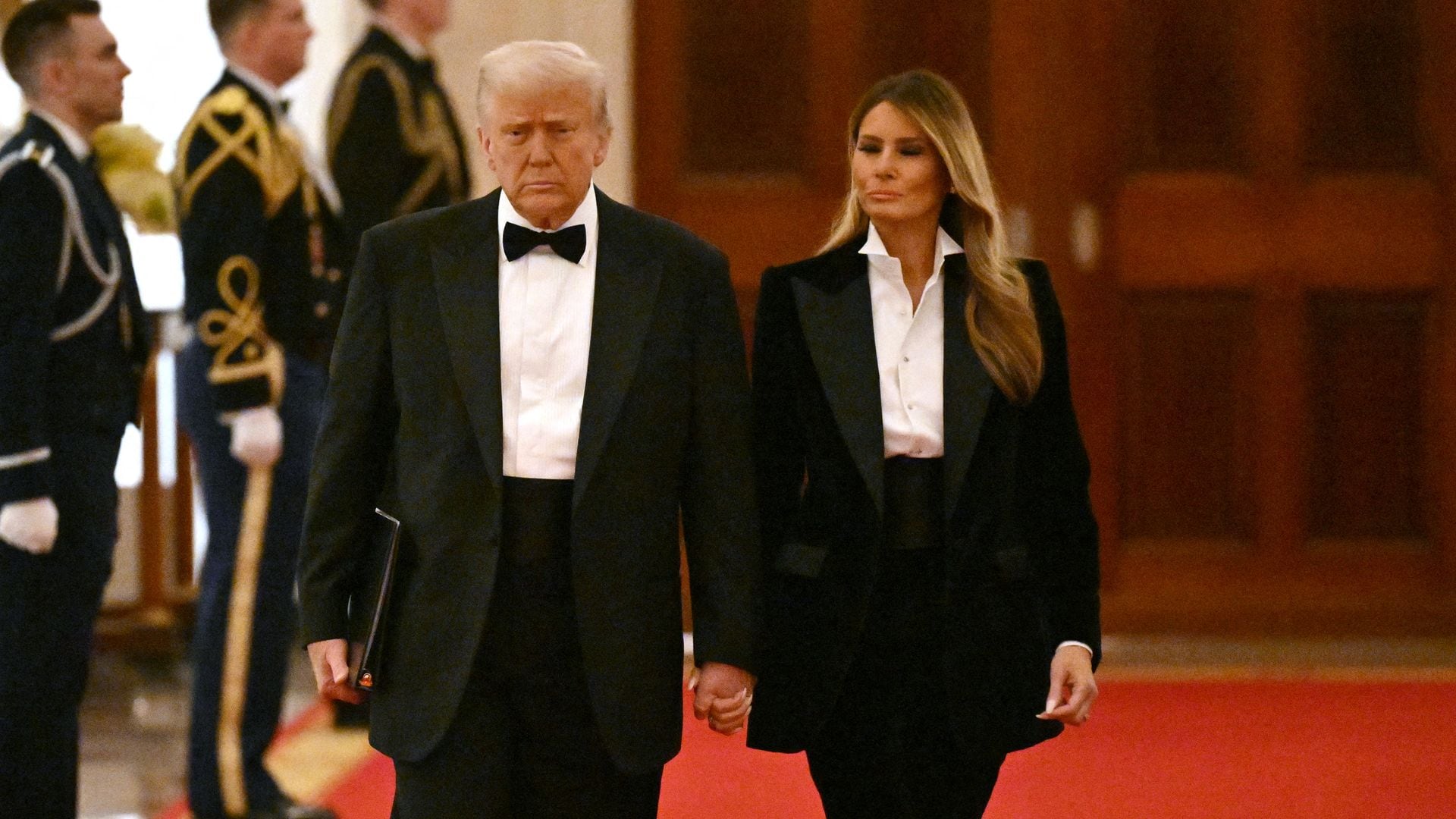 First Lady Melania Trump’s bold look at Governors’ Dinner