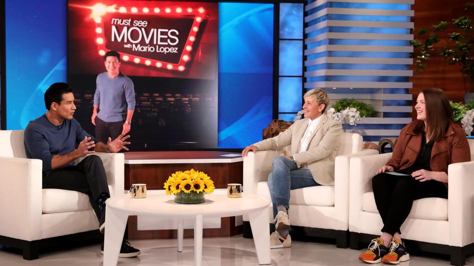 Mario Lopez talks about the time he and Ellen DeGeneres made out