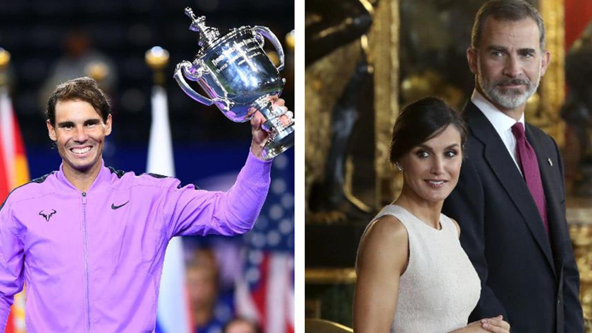 Rafael Nadal receives congrats on US Open win from Queen Letizia, King Felipe