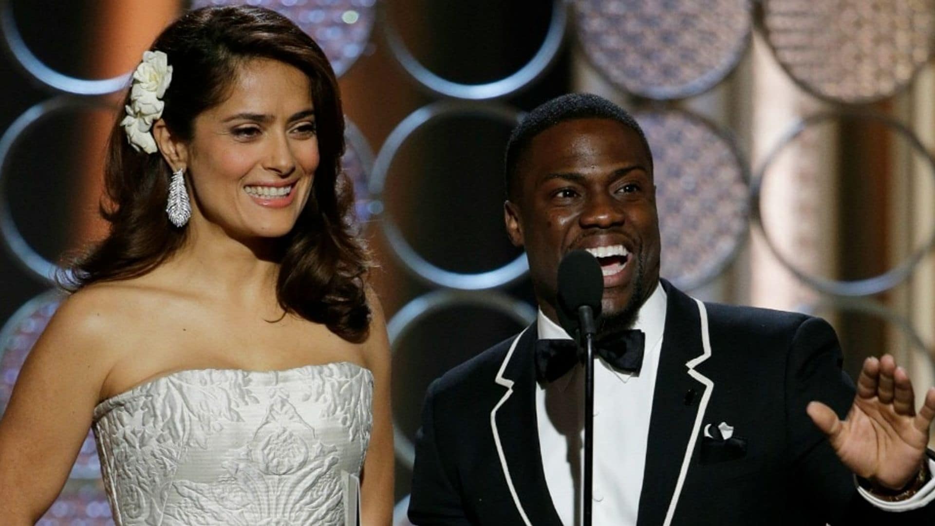 Salma Hayek and more stars send love to friend Kevin Hart after devastating car crash