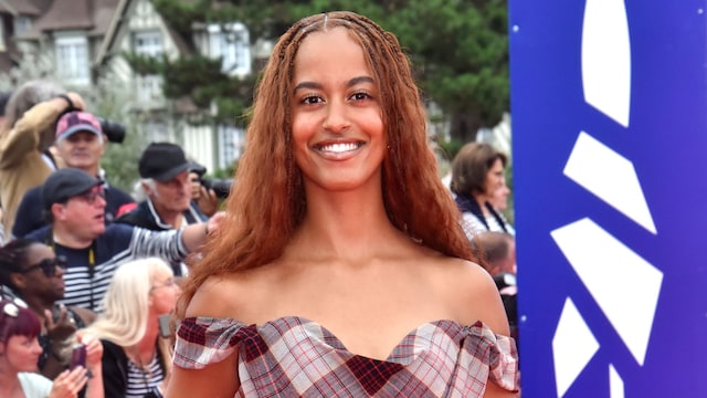 Malia Ann Obama attends the opening  ceremony during the 50th Deauville American Film Festival on September 06, 2024 in Deauville, France. 