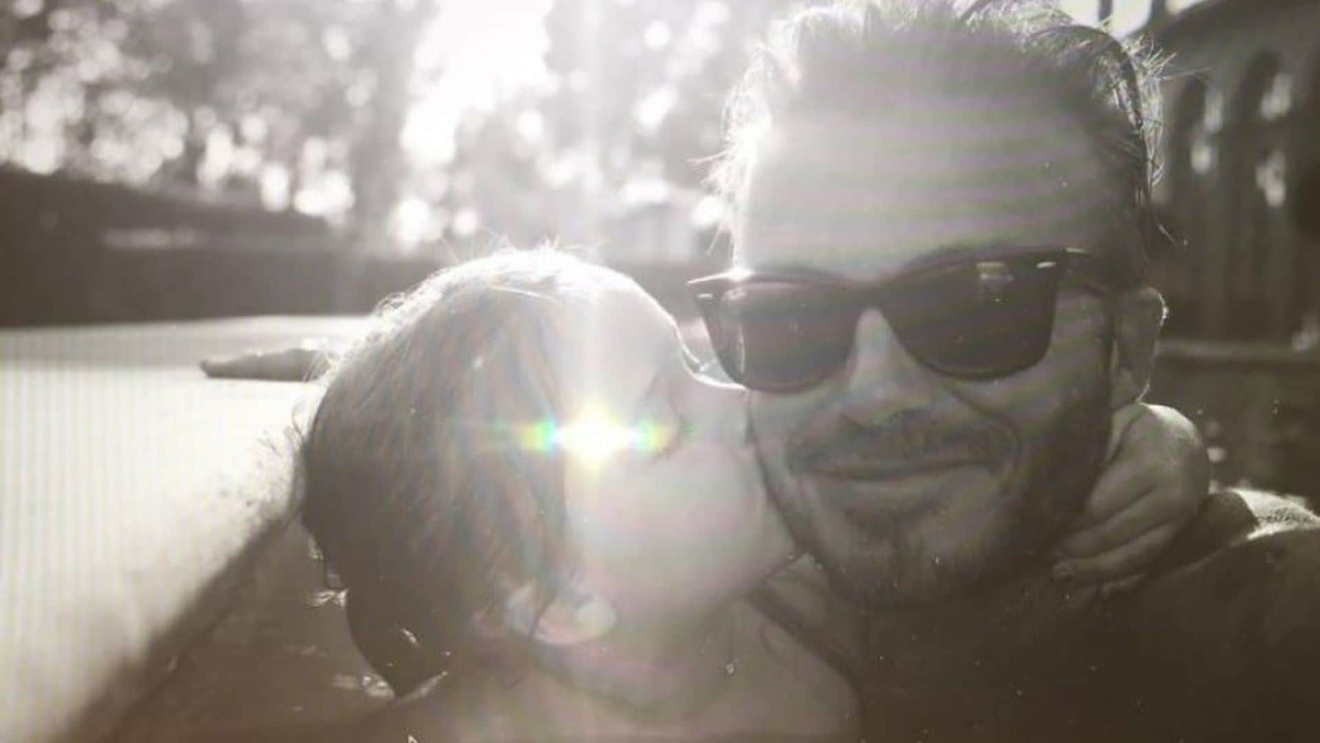 Watch Harper Beckham sweetly read to dad David Beckham