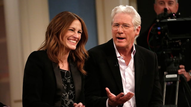 (l-r) Julia Roberts and Richard Gere appear on NBC News' "Today" show -- (Photo by: Peter Kramer/NBC/NBC NewsWire via Getty Images)