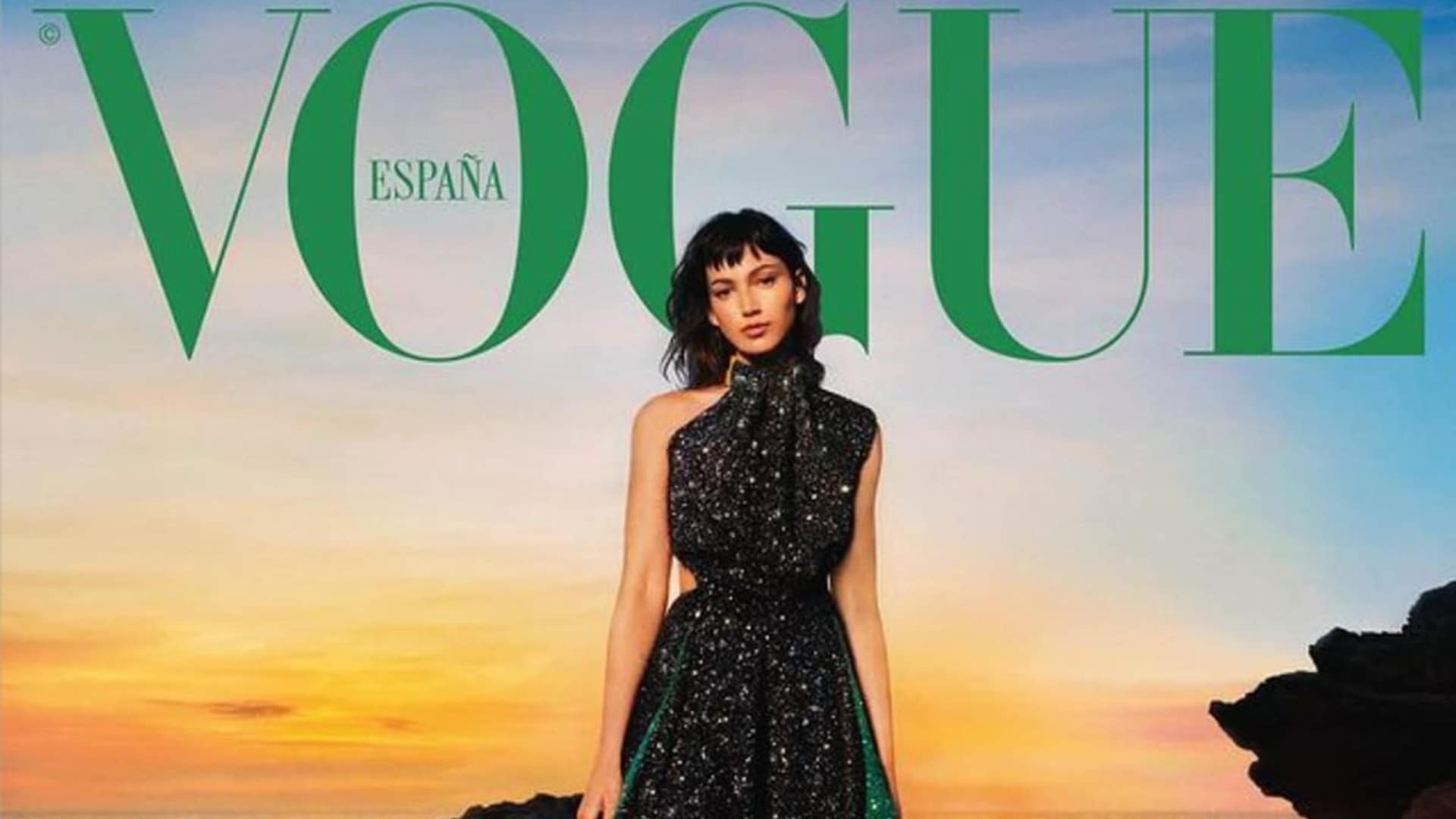 Ursula Corbero on the cover of Vogue Spain