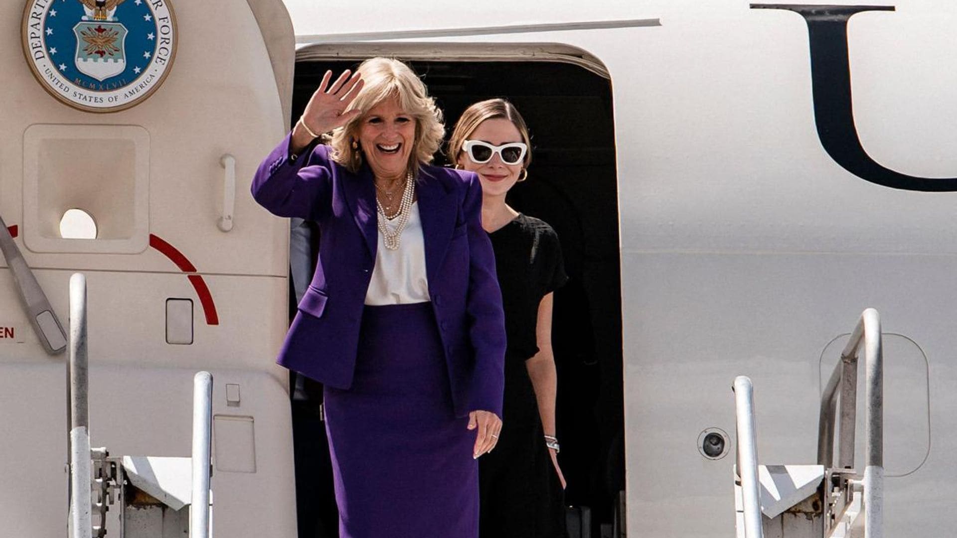 First Lady Dr. Jill Biden travels to Africa with granddaughter Naomi Biden