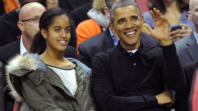 Barack will attend Malia's high school graduation ceremony on Friday.
<br>Photo: Getty Images