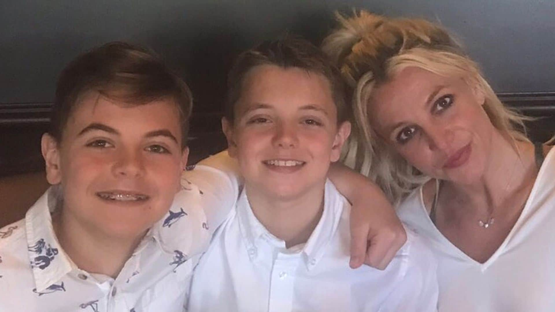 Britney Spears shares a picture of her sons – and it's hard to believe how much they've grown