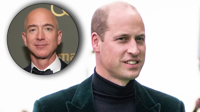 Prince William and Prince Charles meet with Jeff Bezos in Scotland