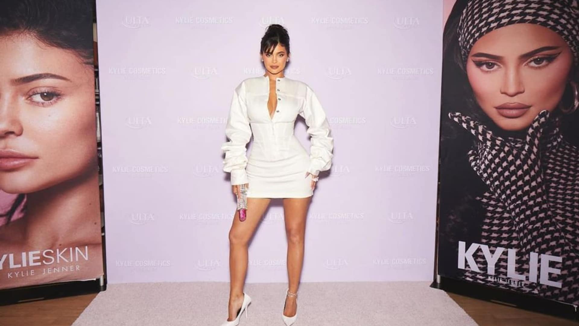 Kylie Jenner hosts a pink party to celebrate Kylie Cosmetics