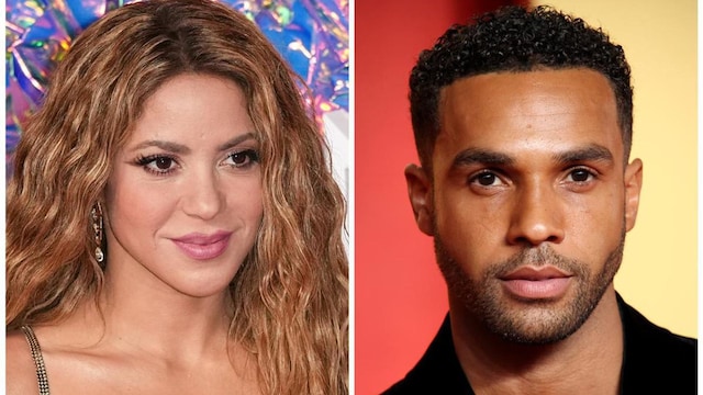 Shakira gets affectionate with Lucien Laviscount in the new song 'Punteria'