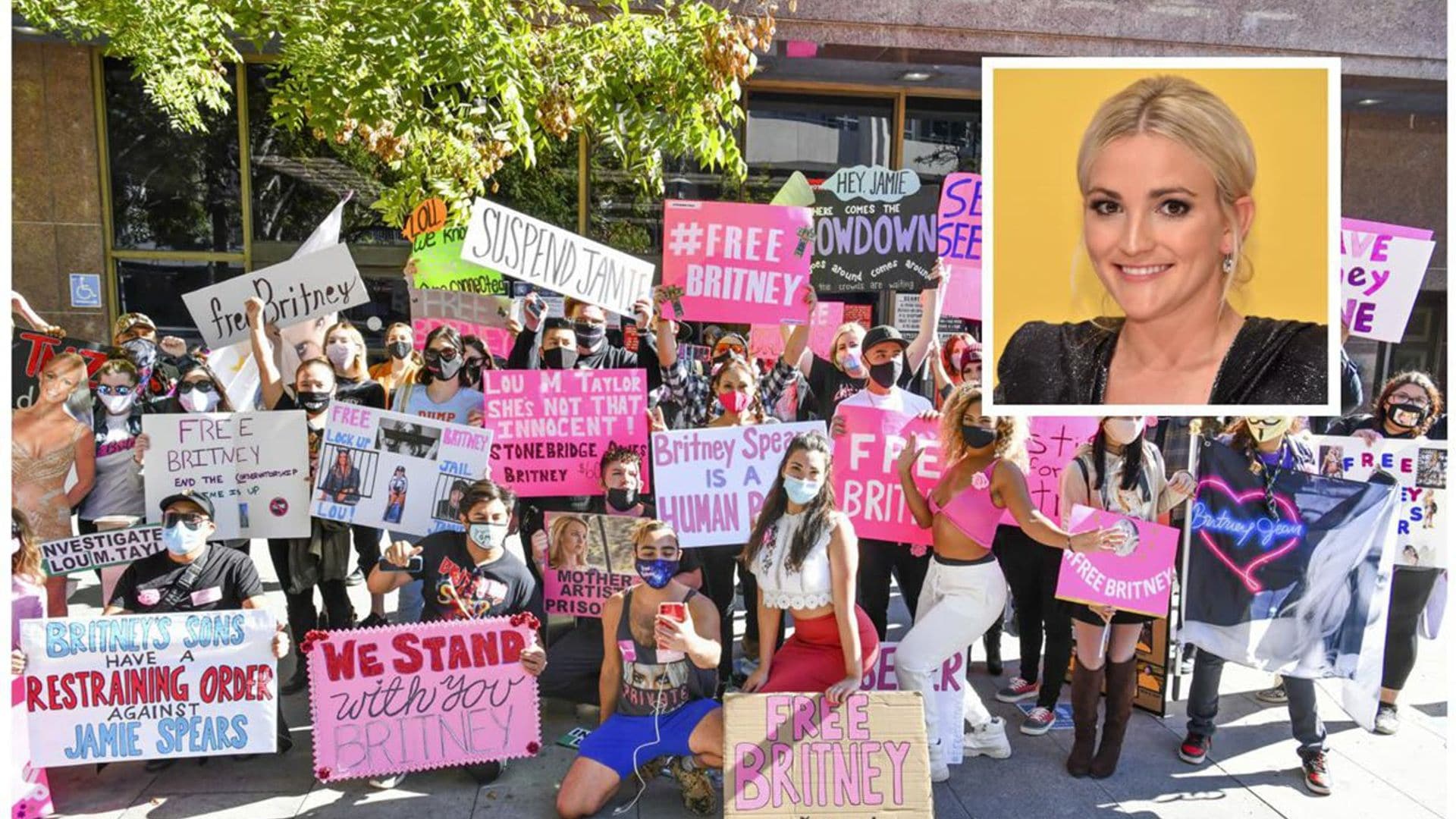 Jamie Lynn Spears and 'Free Britney' rally