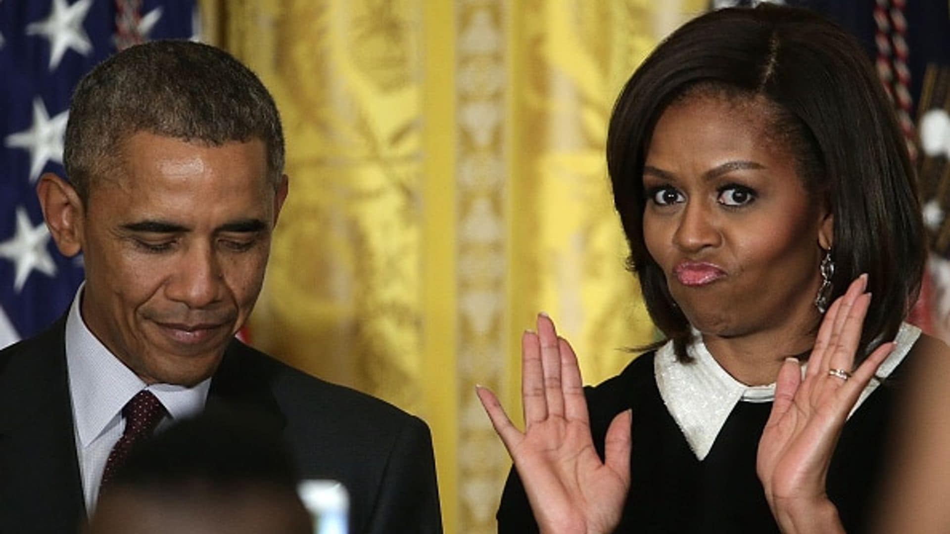 Watch Michelle and President Obama show their silly sides