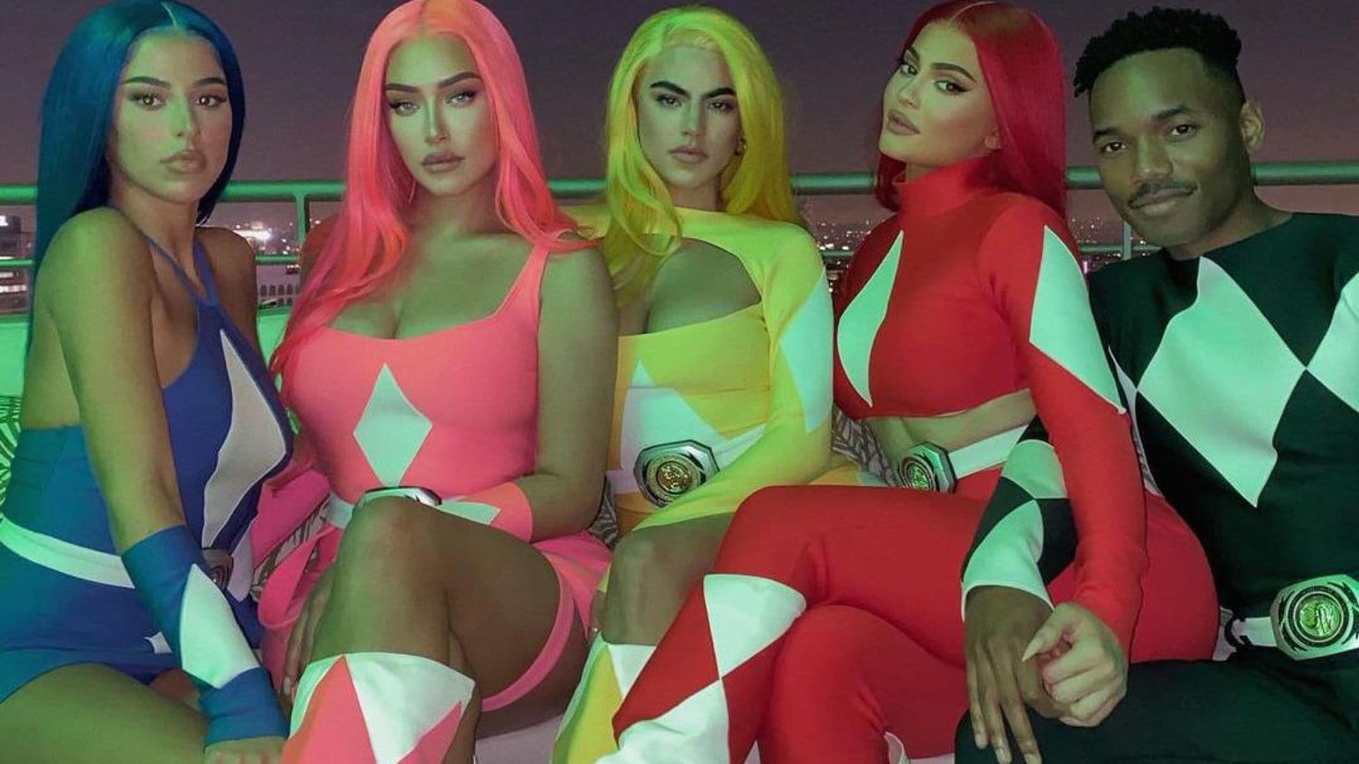 Kylie Jenner and her squad dress up as the Power Rangers for Halloween