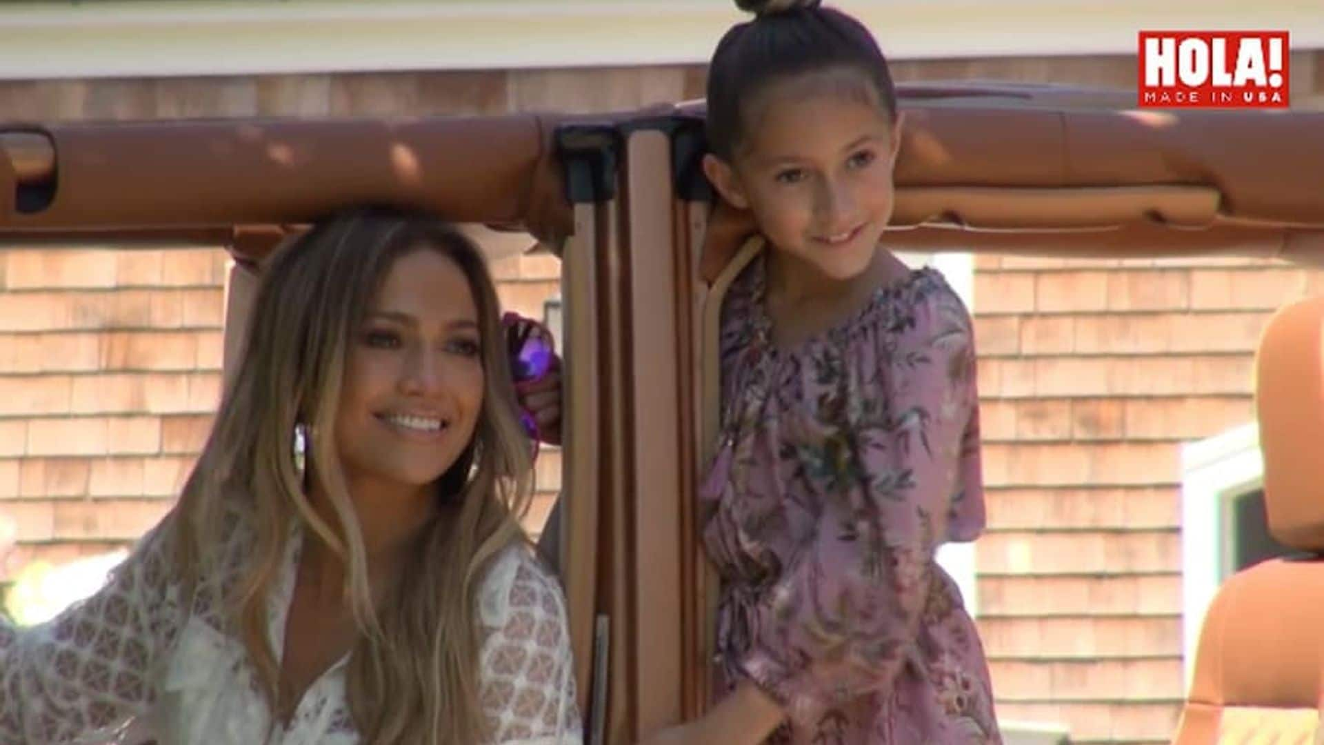 Jennifer Lopez's HOLA! USA cover shoot has a surprise guest - her daughter Emme