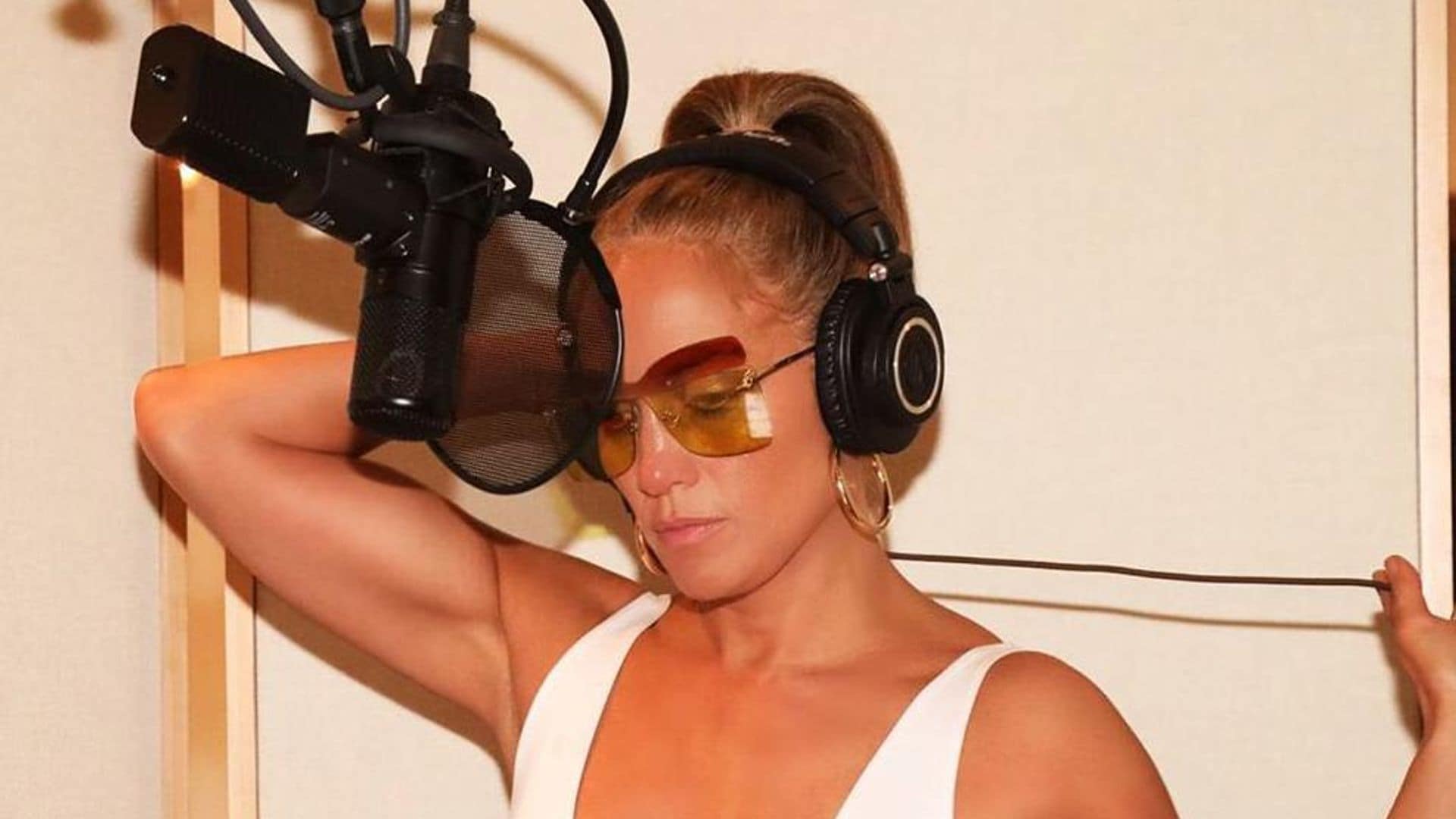 Jennifer Lopez is ‘cookin up’ new music, and she’s doing it in retro-chic style