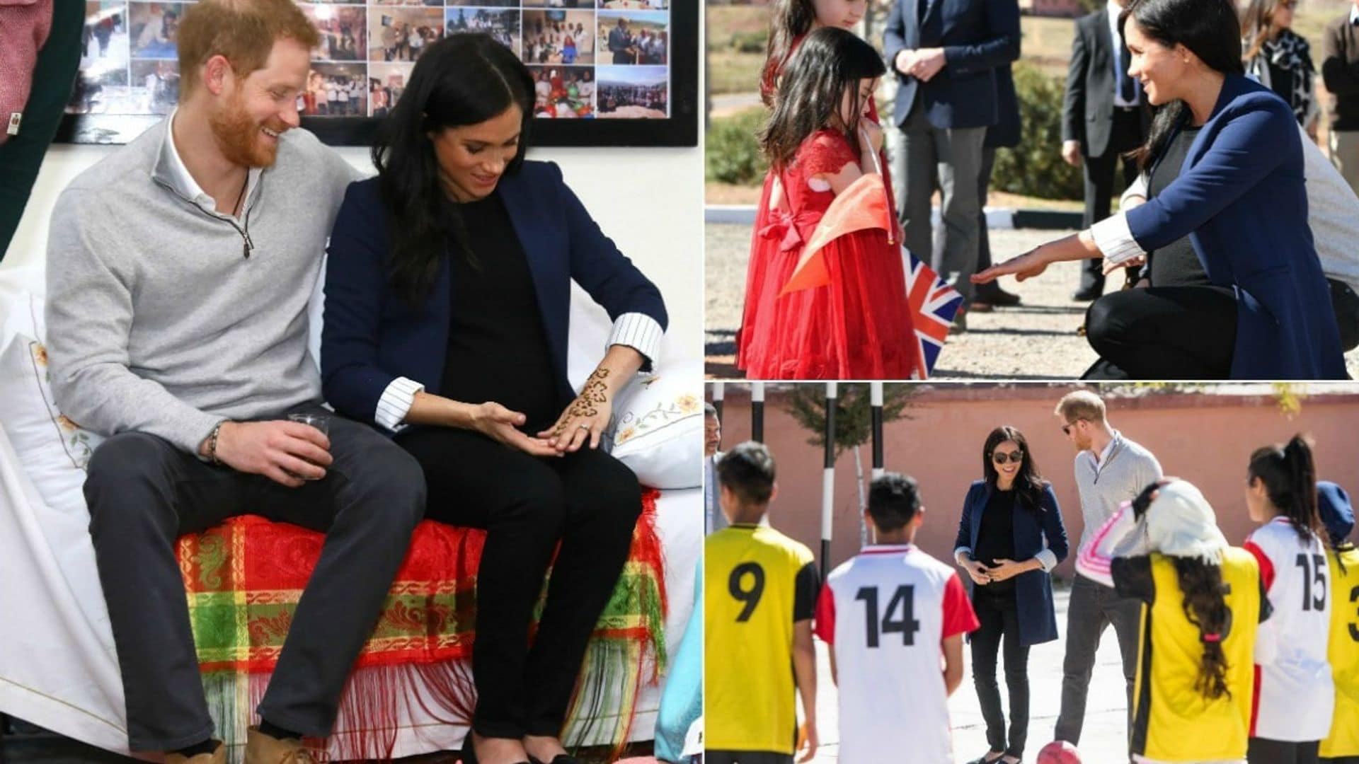 Meghan Markle and Prince Harry bond with locals, get a tattoo and more on second day in Morocco