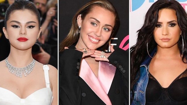 Miley Cyrus, Selena Gomez and Demi Lovato