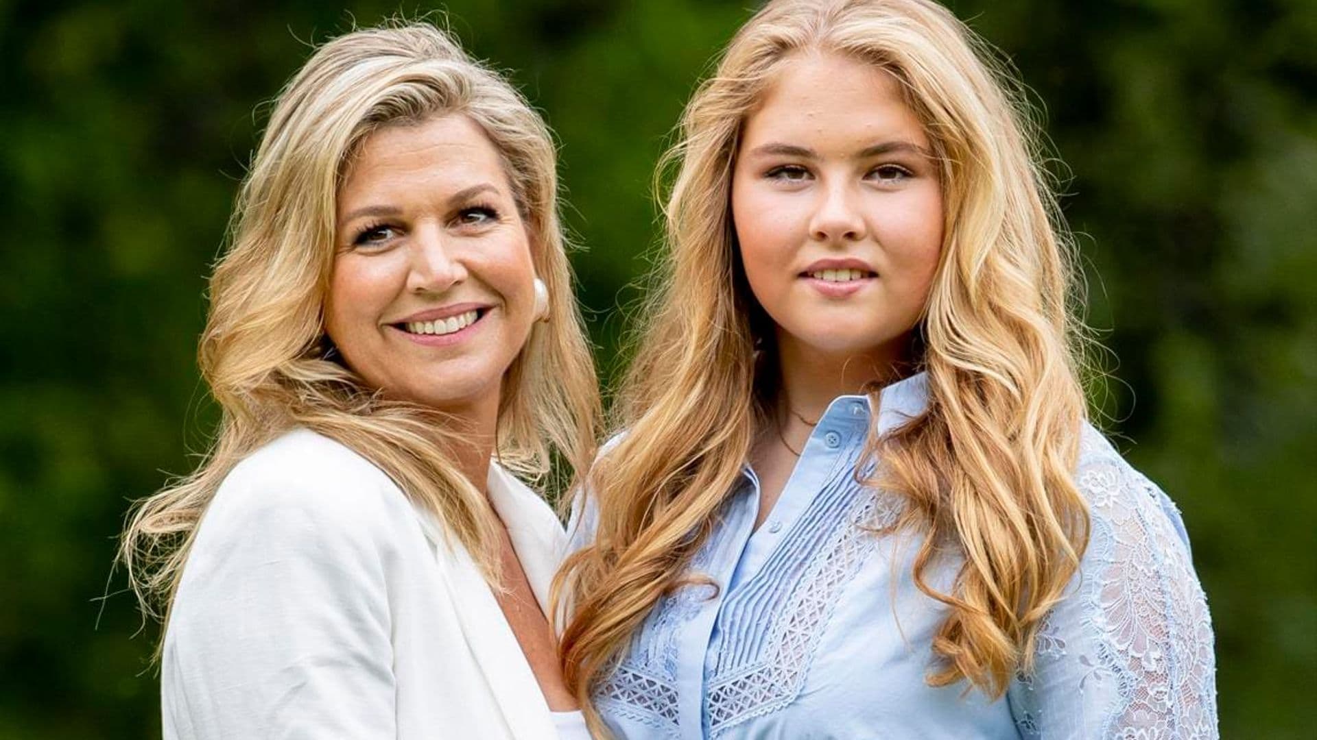 Queen Maxima’s family pose for annual summer photocall and hint at Princess Amalia’s future plans
