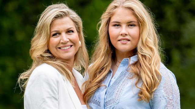 Queen Maxima's family pose for annual summer photos and hint at Princess Amalia's future plans