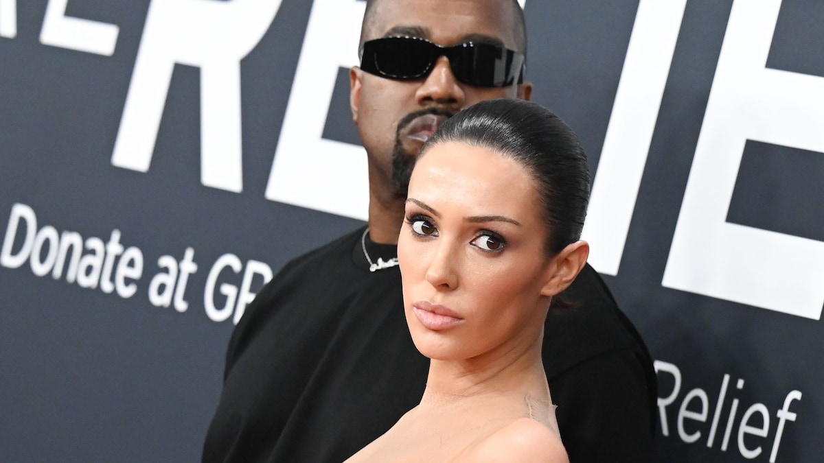 Bianca Censori poses in completely sheer look at the Grammys with Kanye West